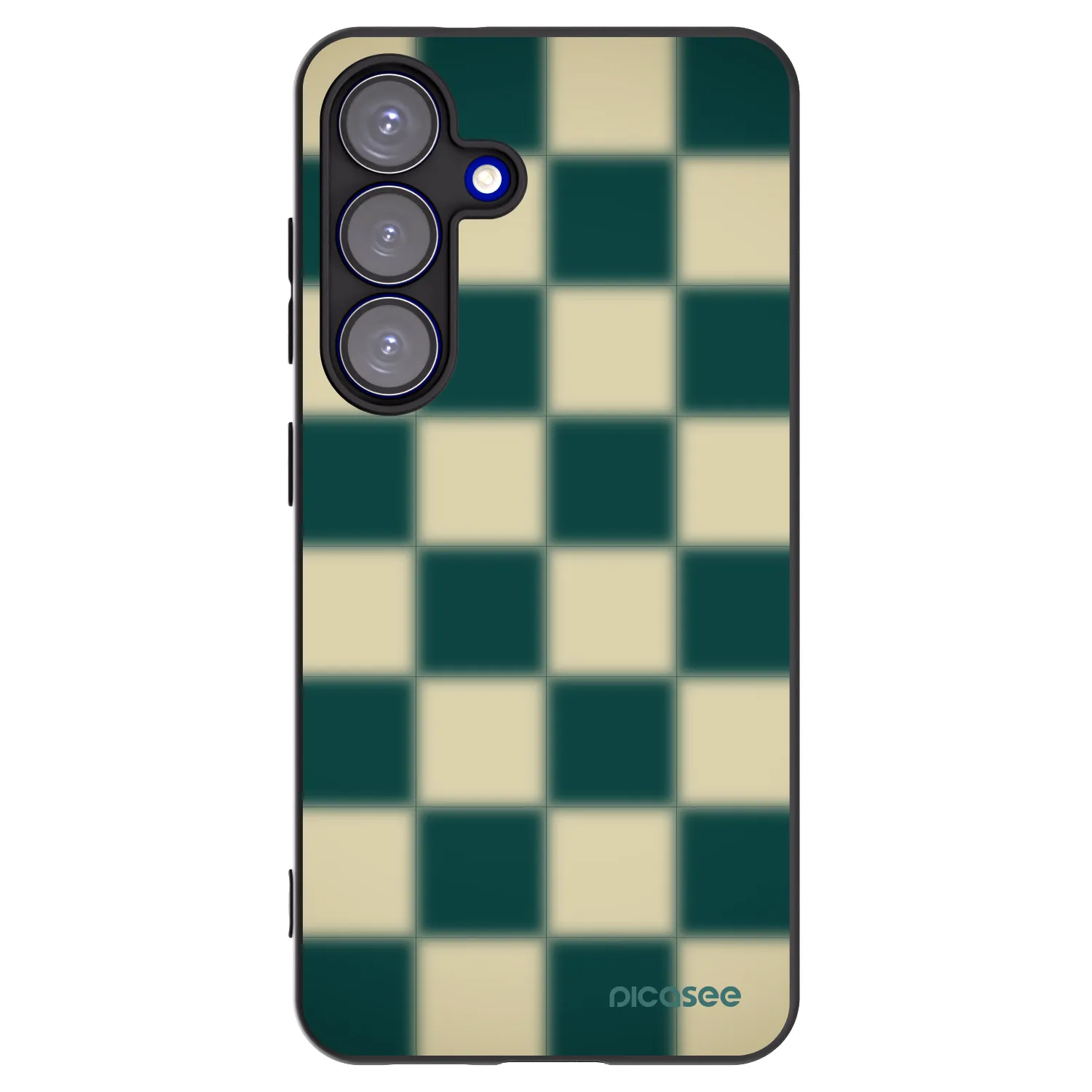 Picasee crna silikonska maskica za Samsung Galaxy S25 5G - Shadow Chess