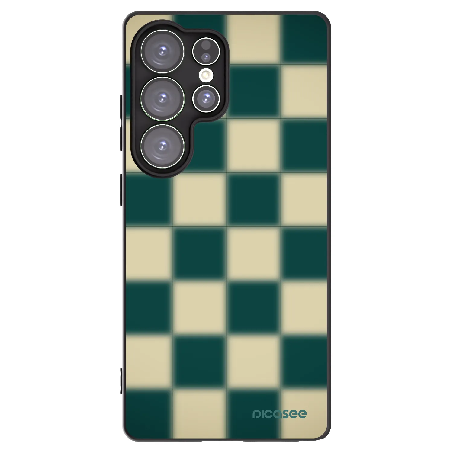 Picasee crna silikonska maskica za Samsung Galaxy S25 Ultra 5G - Shadow Chess