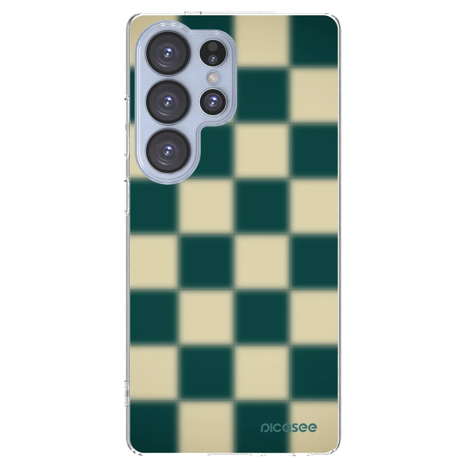 Picasee silikonska prozirna maskica za Samsung Galaxy S25 Ultra 5G - Shadow Chess