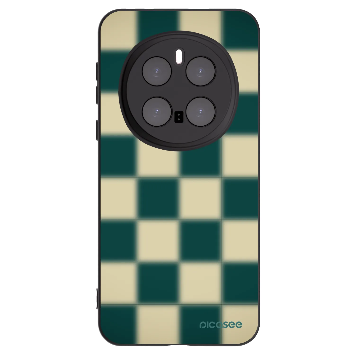 Picasee crna silikonska maskica za Honor Magic7 Pro 5G - Shadow Chess