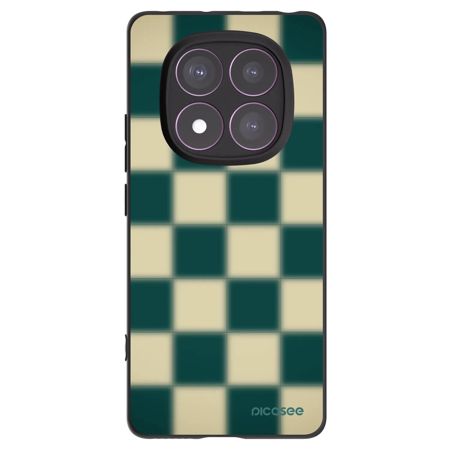 Picasee crna silikonska maskica za Xiaomi Redmi Note 14 Pro 4G - Shadow Chess