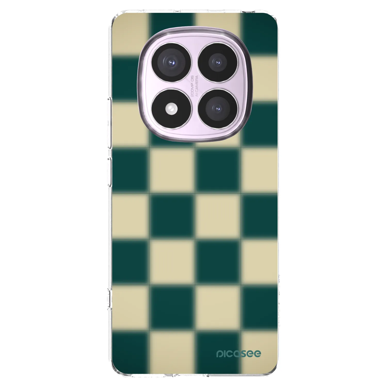 Picasee silikonska prozirna maskica za Xiaomi Redmi Note 14 Pro 4G - Shadow Chess