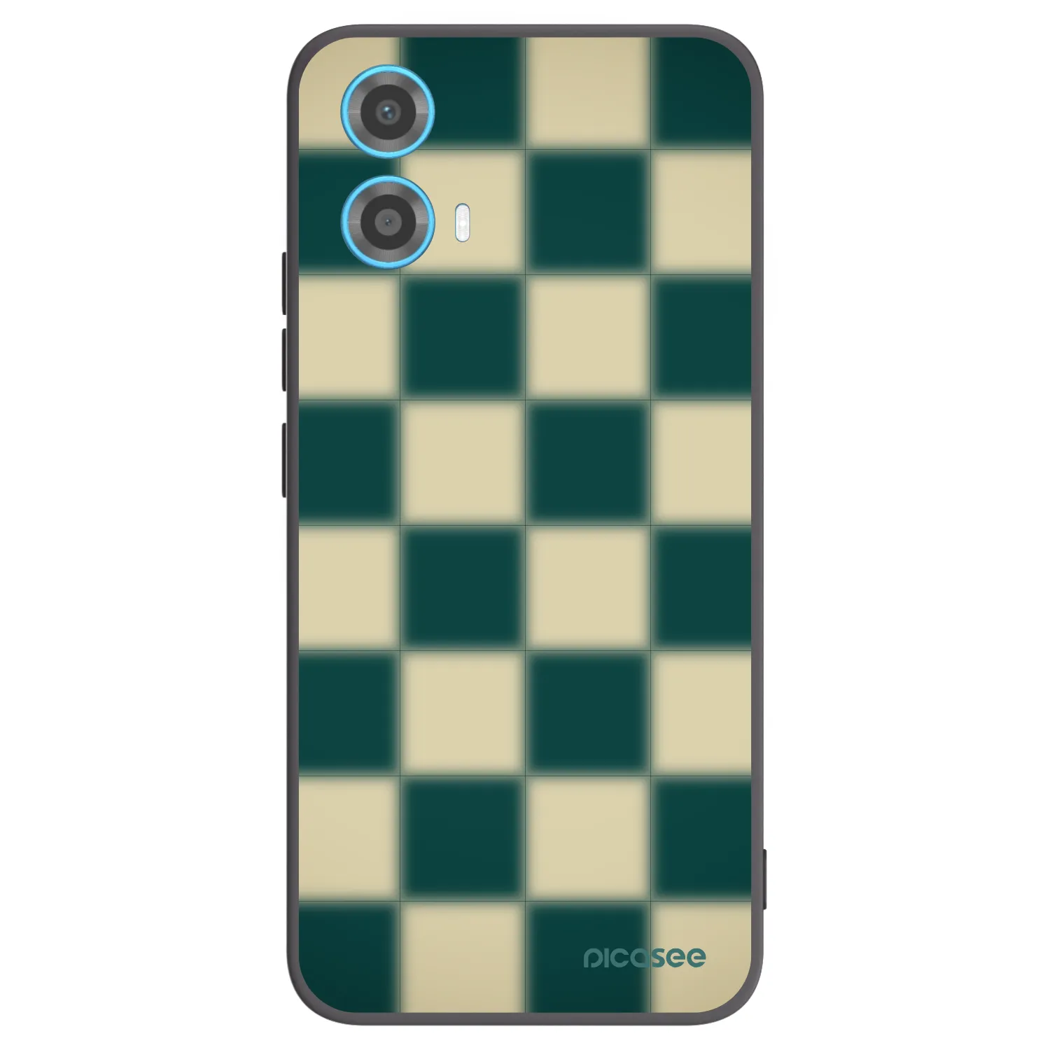 Picasee crna silikonska maskica za Motorola Moto G34 5G - Shadow Chess