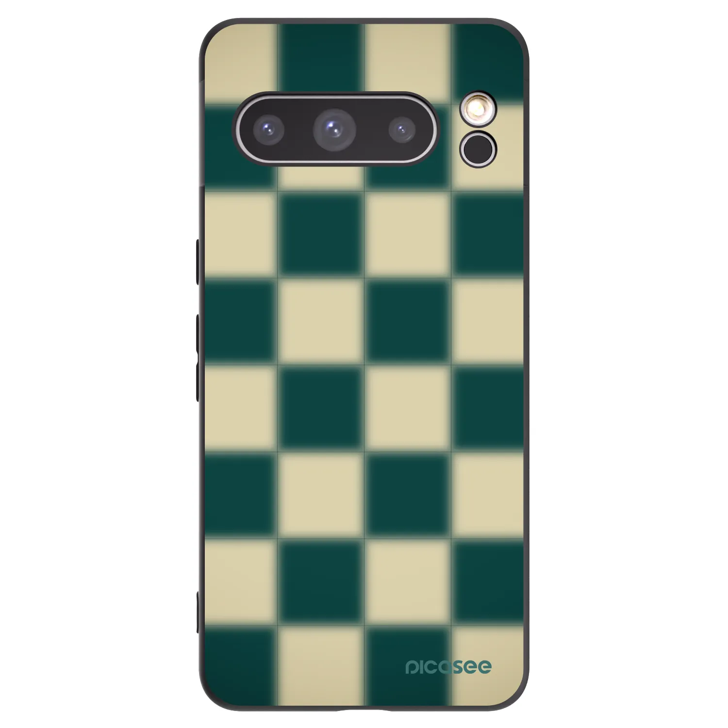 Picasee crna silikonska maskica za Google Pixel 8 Pro - Shadow Chess