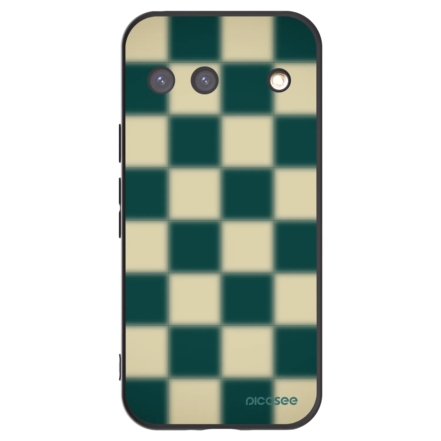 Picasee crna silikonska maskica za Google Pixel 9 - Shadow Chess
