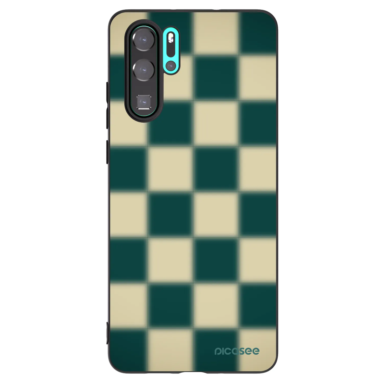 Picasee crna silikonska maskica za Huawei P30 Pro - Shadow Chess