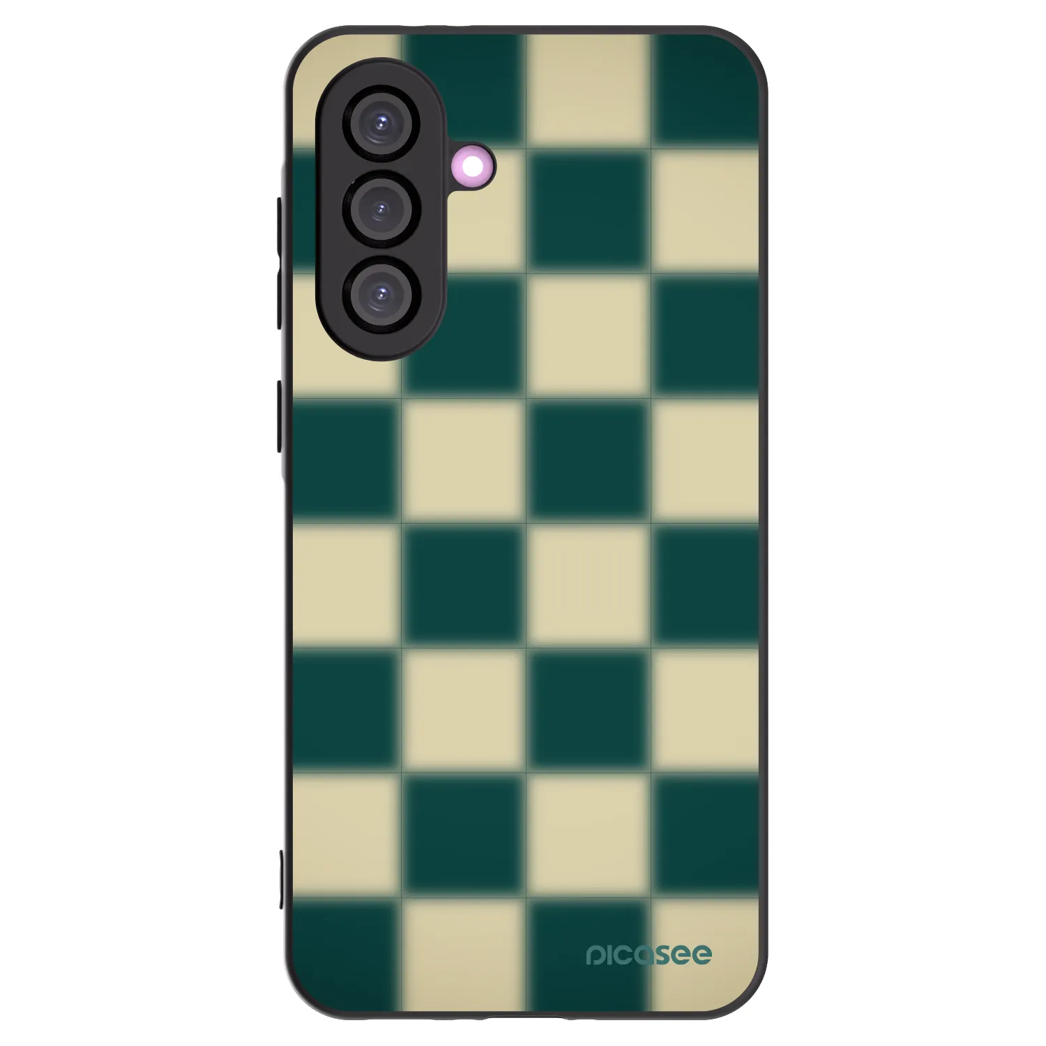 Picasee crna silikonska maskica za Samsung Galaxy A36 5G - Shadow Chess