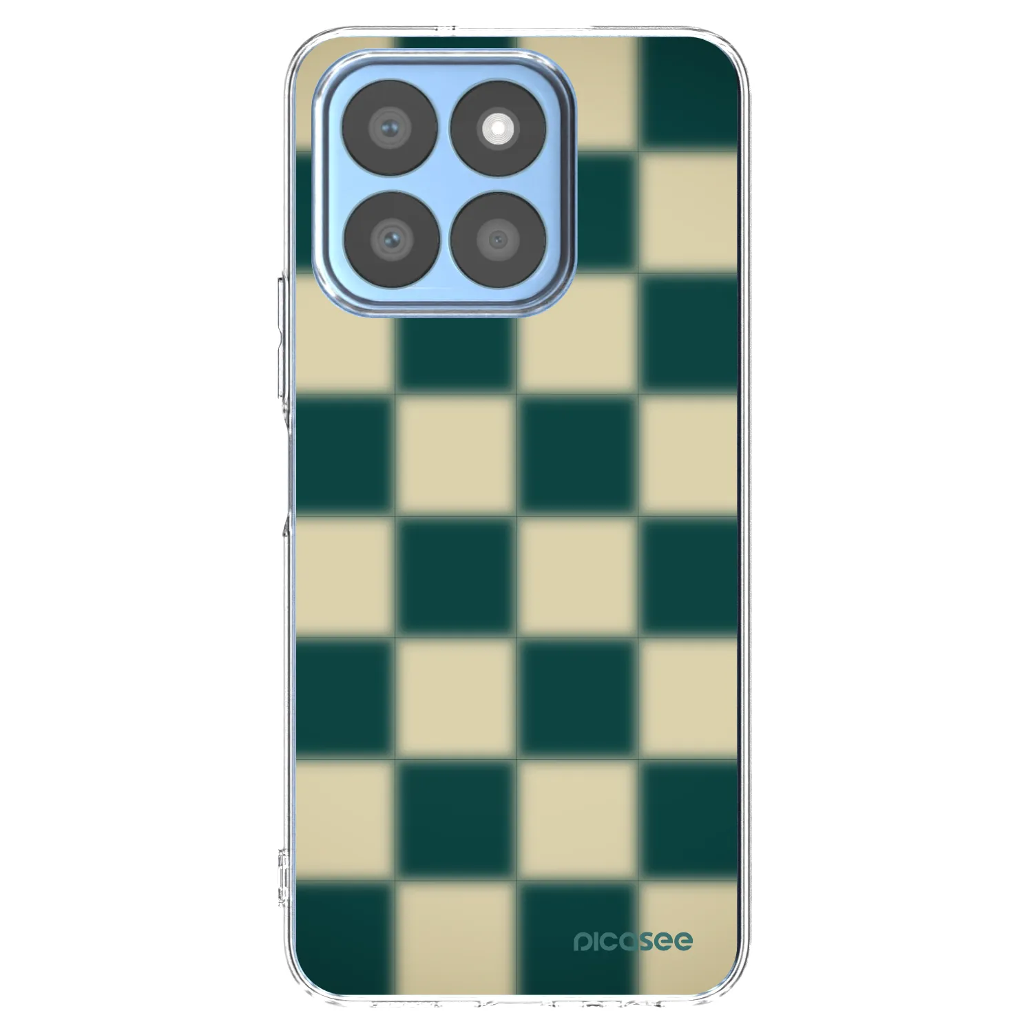 Picasee silikonska prozirna maskica za Honor X8c - Shadow Chess