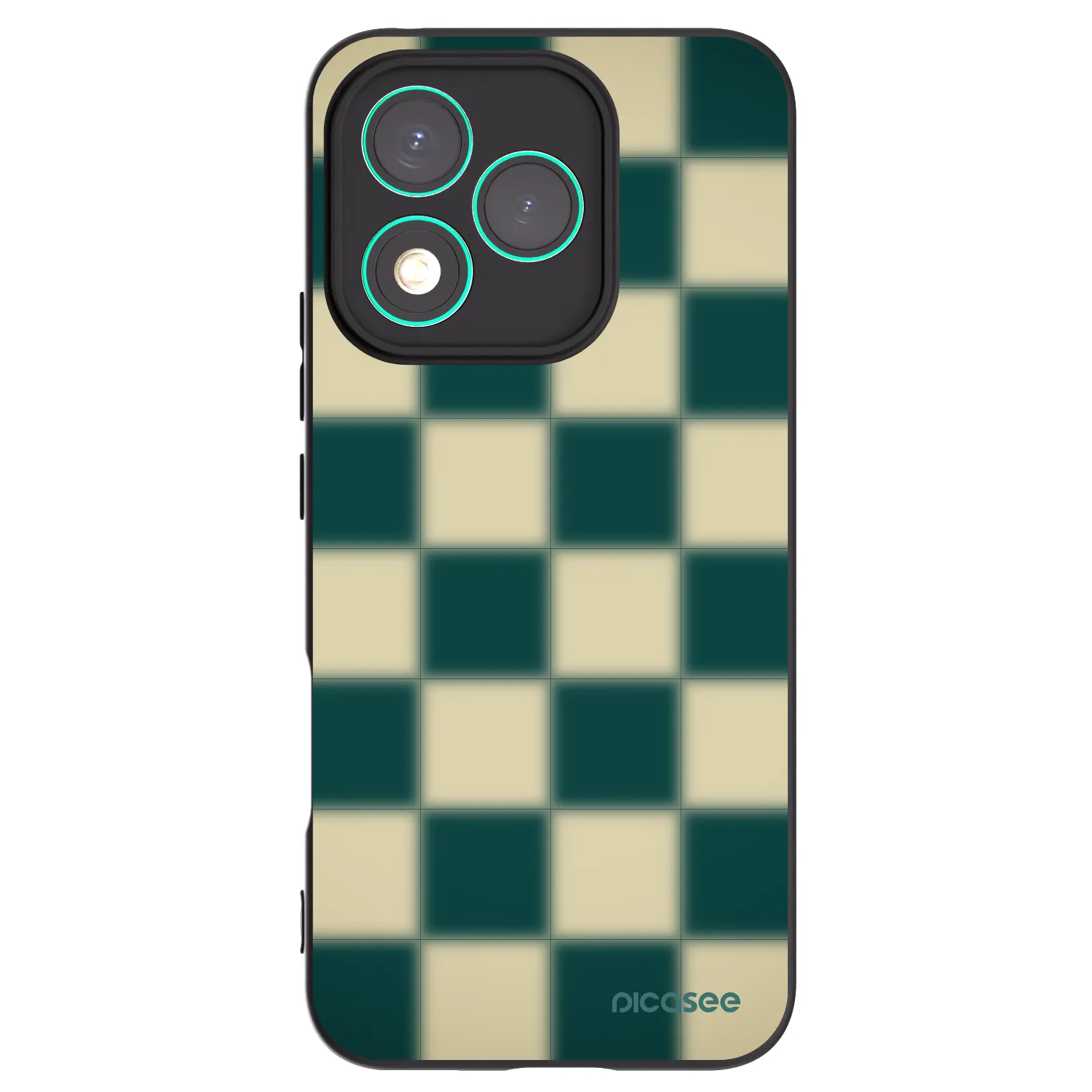 Picasee crna silikonska maskica za Honor 400 Lite 5G - Shadow Chess