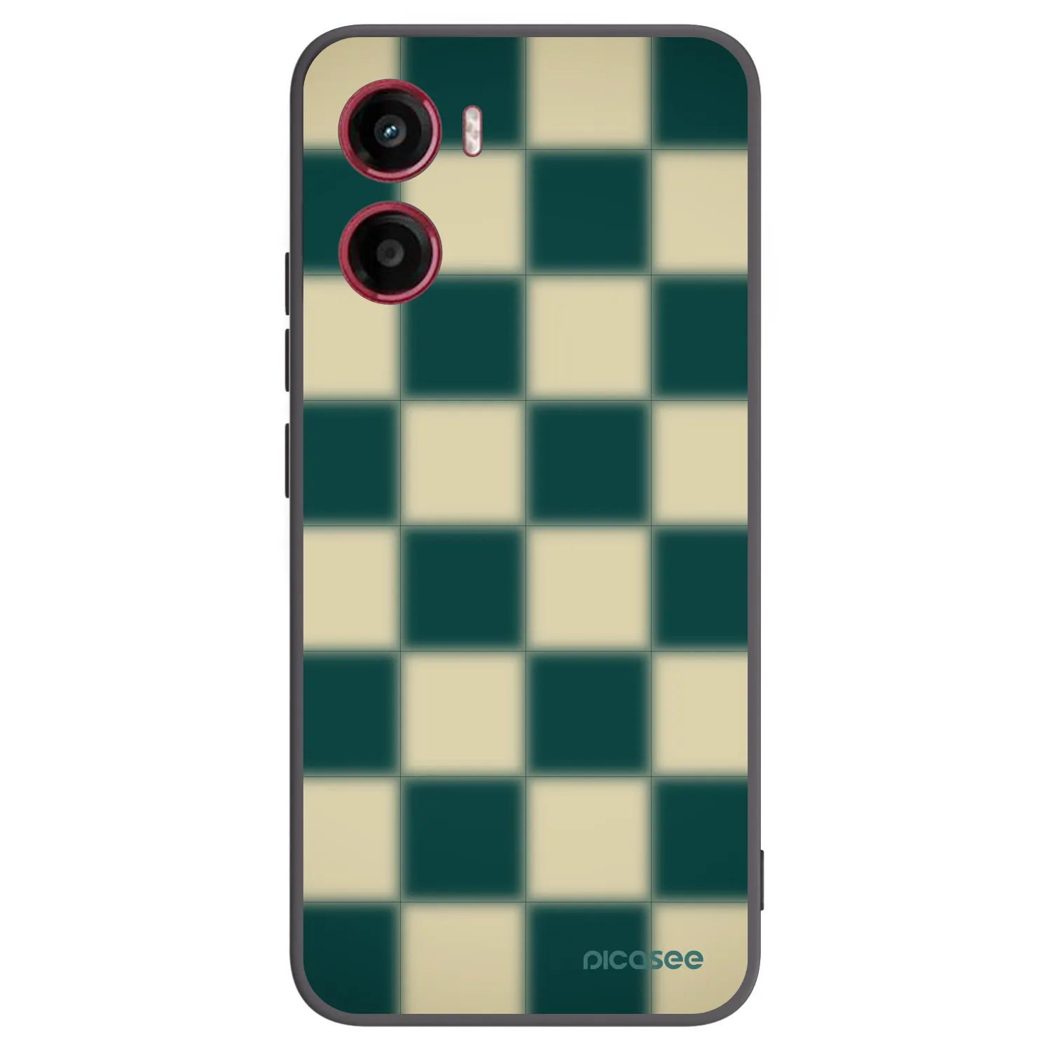 Picasee crna silikonska maskica za Motorola Moto G05 - Shadow Chess