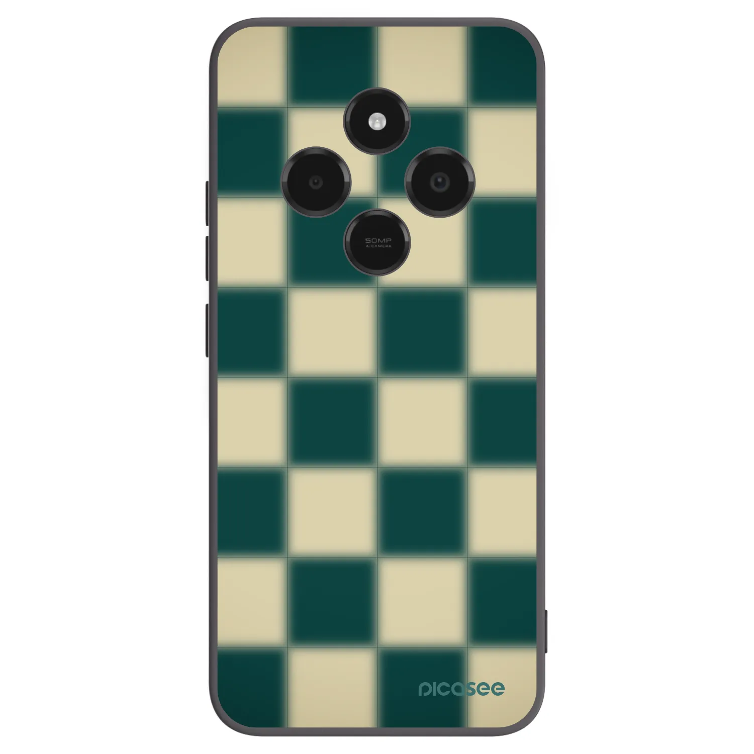 Picasee crna silikonska maskica za Xiaomi Poco C75 - Shadow Chess