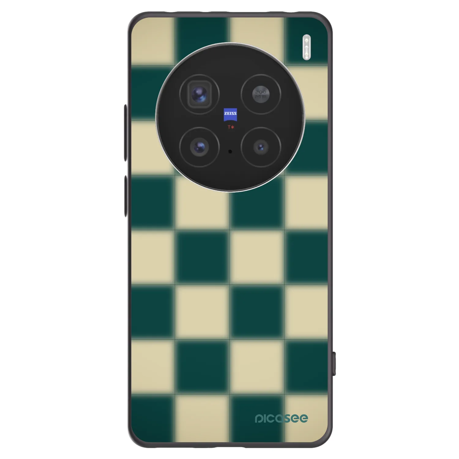 Picasee crna silikonska maskica za Vivo X200 Pro - Shadow Chess