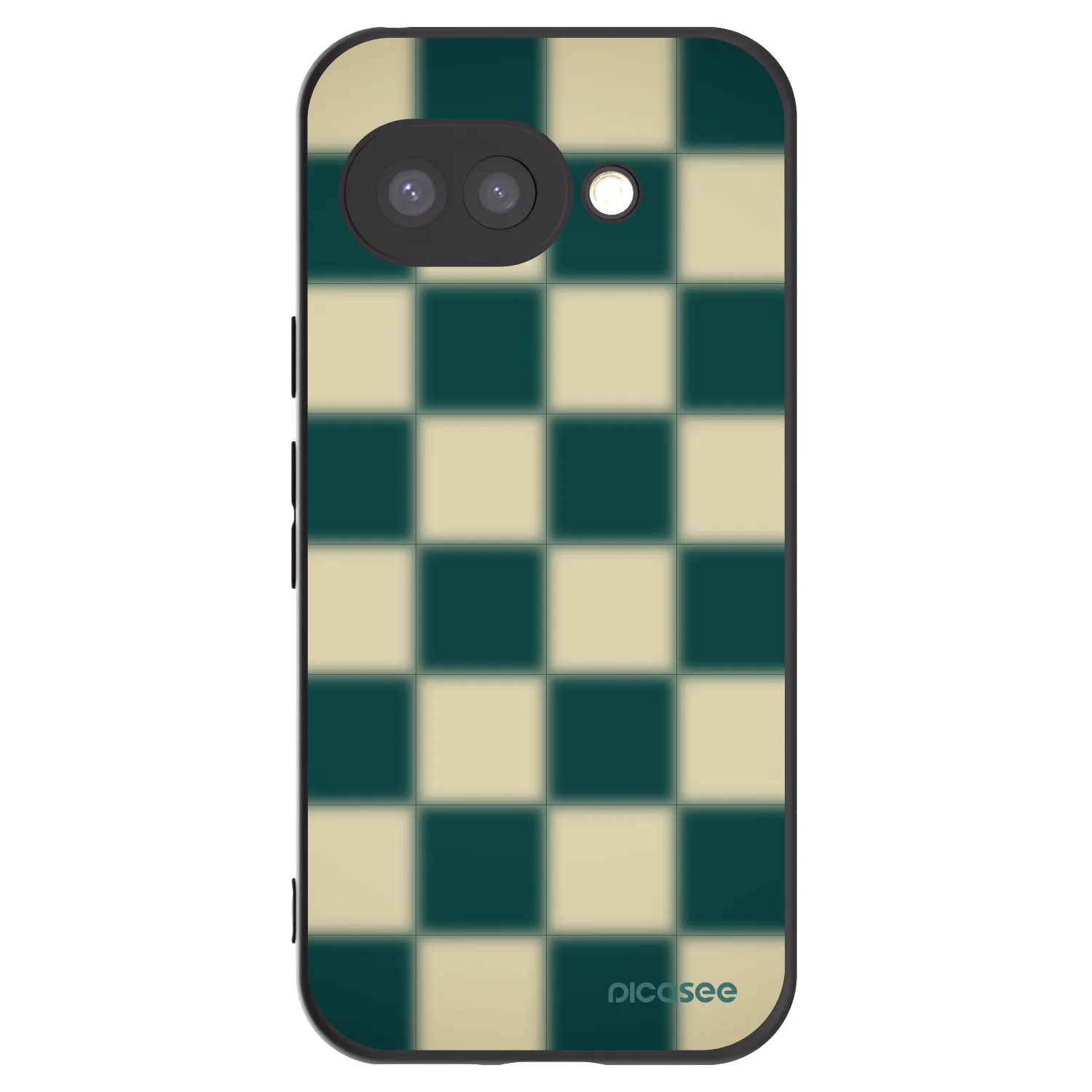 Picasee crna silikonska maskica za Google Pixel 9a - Shadow Chess