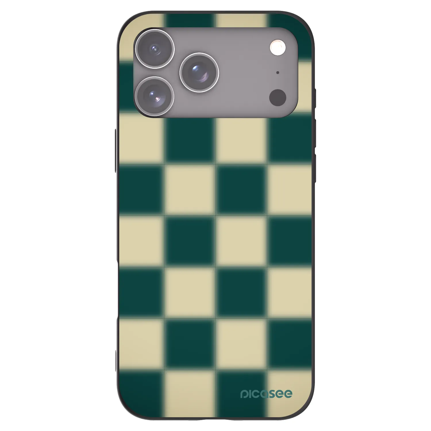 Picasee crna silikonska maskica za Apple iPhone 17 Pro Max - Shadow Chess