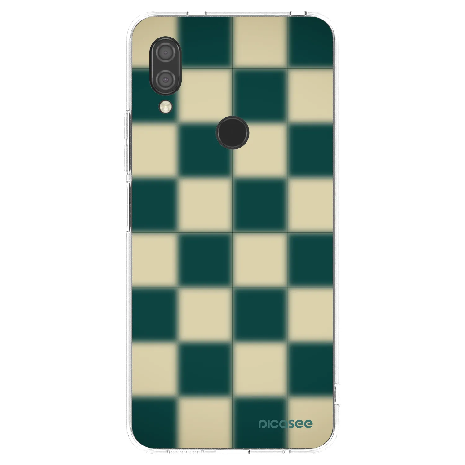 Picasee silikonska prozirna maskica za Xiaomi Redmi 7 - Shadow Chess