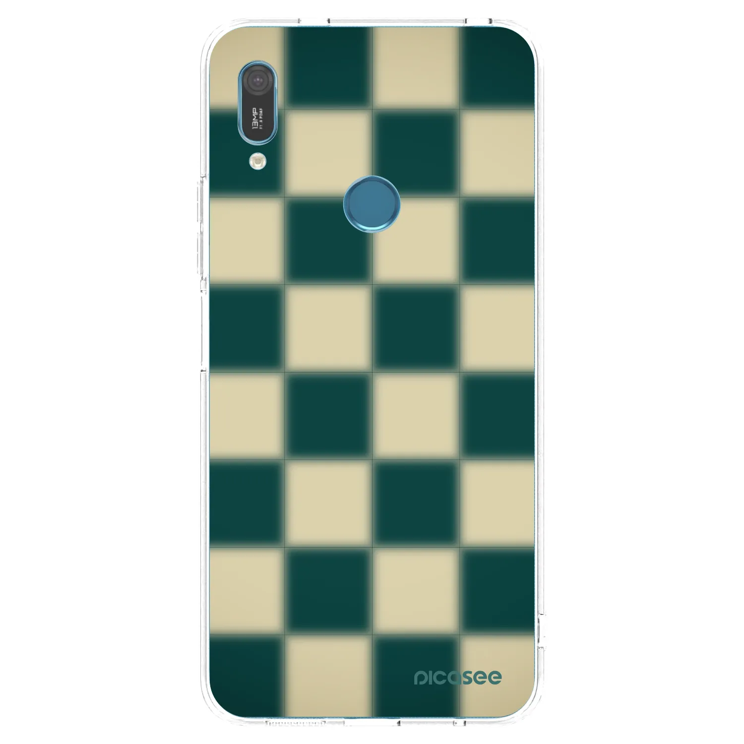 Picasee silikonska prozirna maskica za Huawei Y6 2019 - Shadow Chess