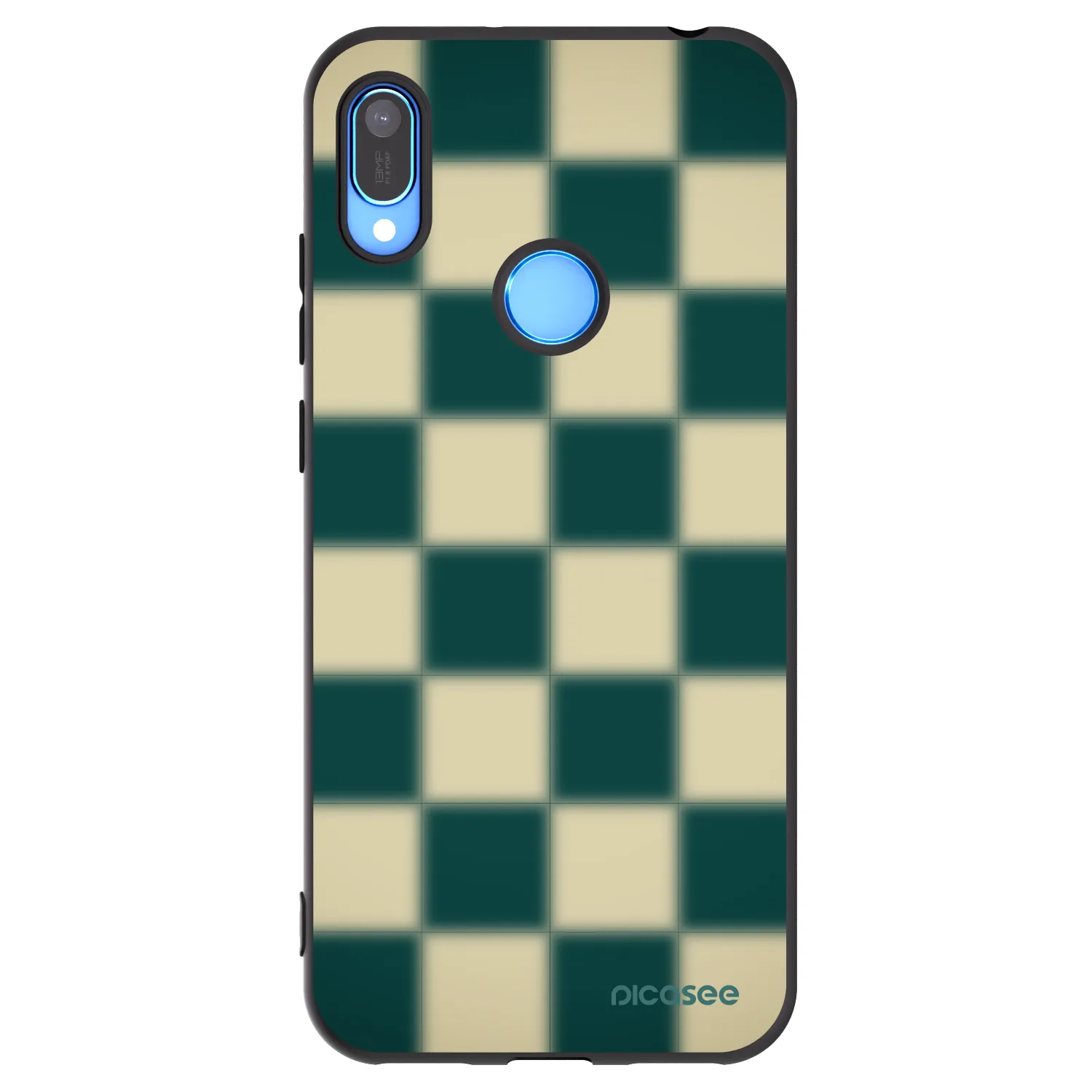 Picasee crna silikonska maskica za Huawei Y6 2019 - Shadow Chess