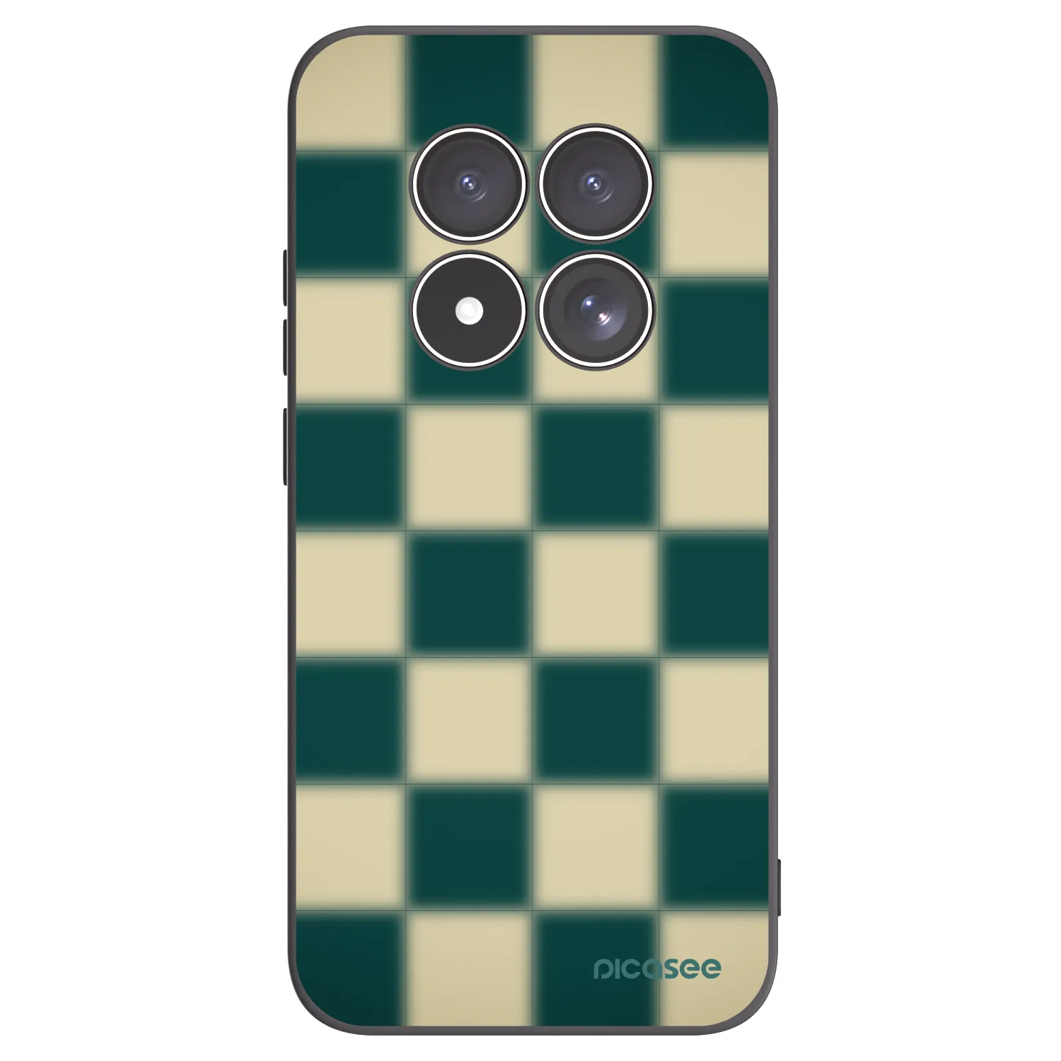 Picasee crna silikonska maskica za Xiaomi Redmi Note 15 Pro 4G - Shadow Chess