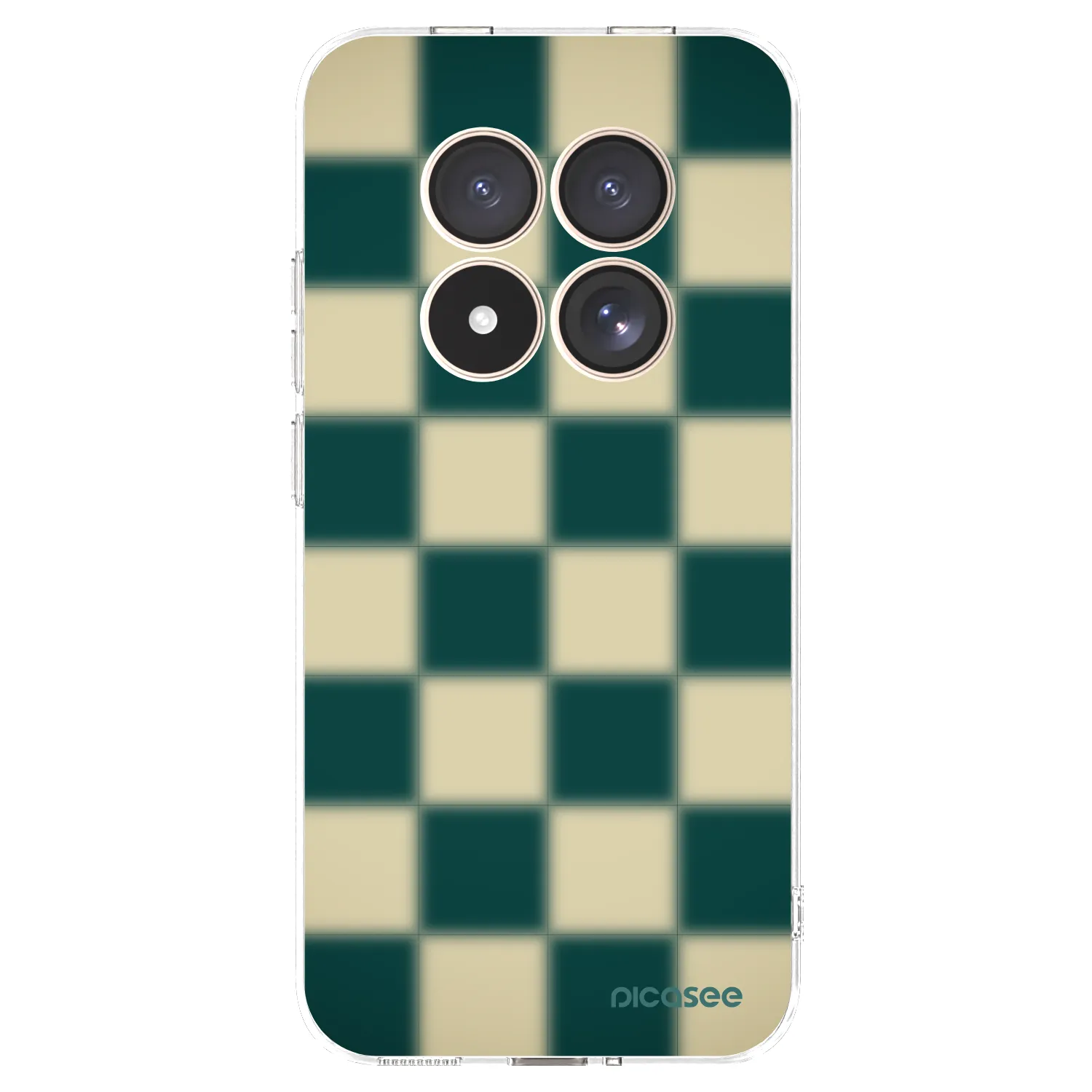 Picasee silikonska prozirna maskica za Xiaomi Redmi Note 15 Pro 4G - Shadow Chess
