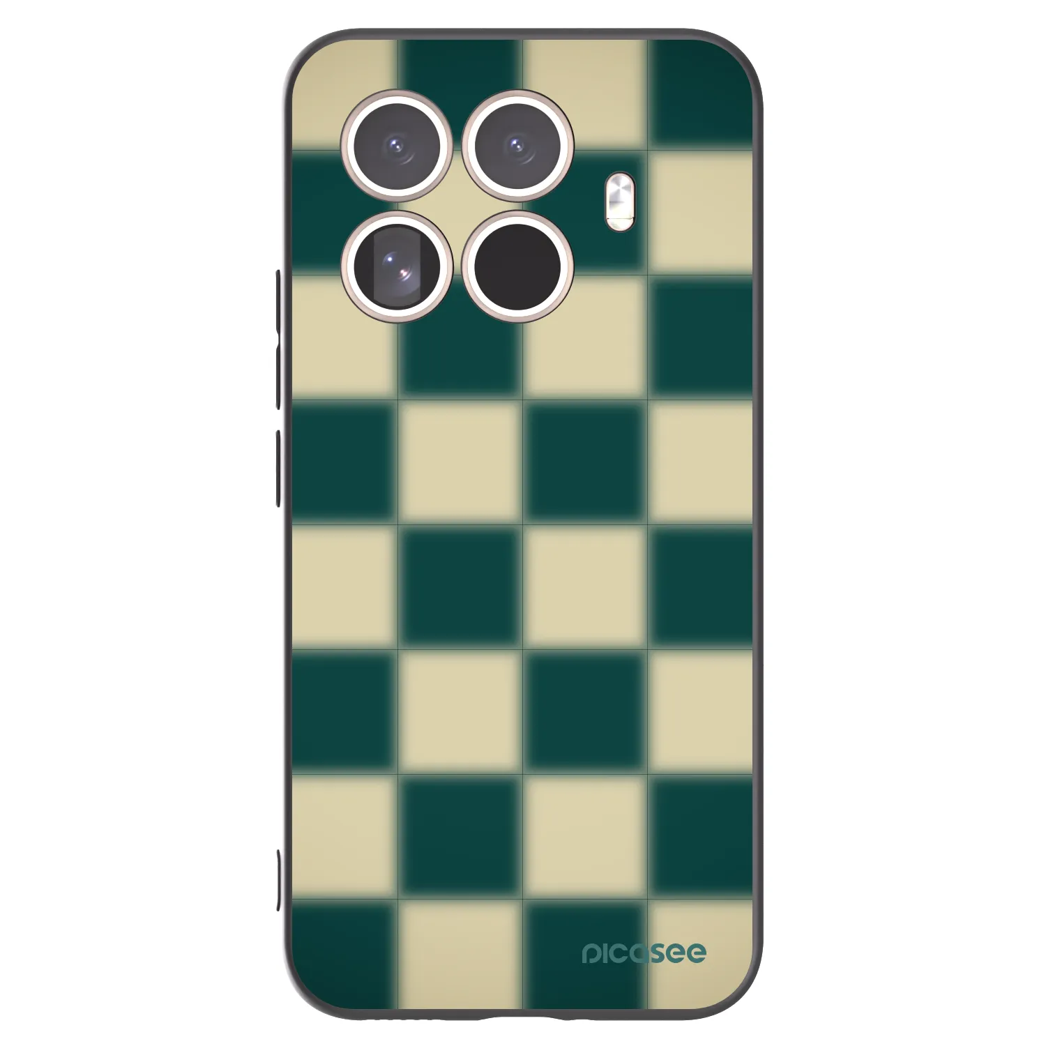 Picasee crna silikonska maskica za Xiaomi 15T Pro - Shadow Chess