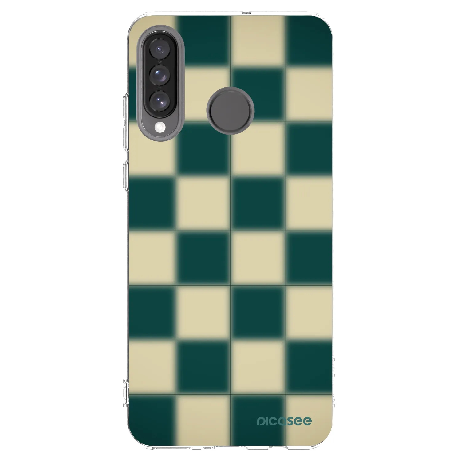 Picasee silikonska prozirna maskica za Huawei P30 Lite - Shadow Chess