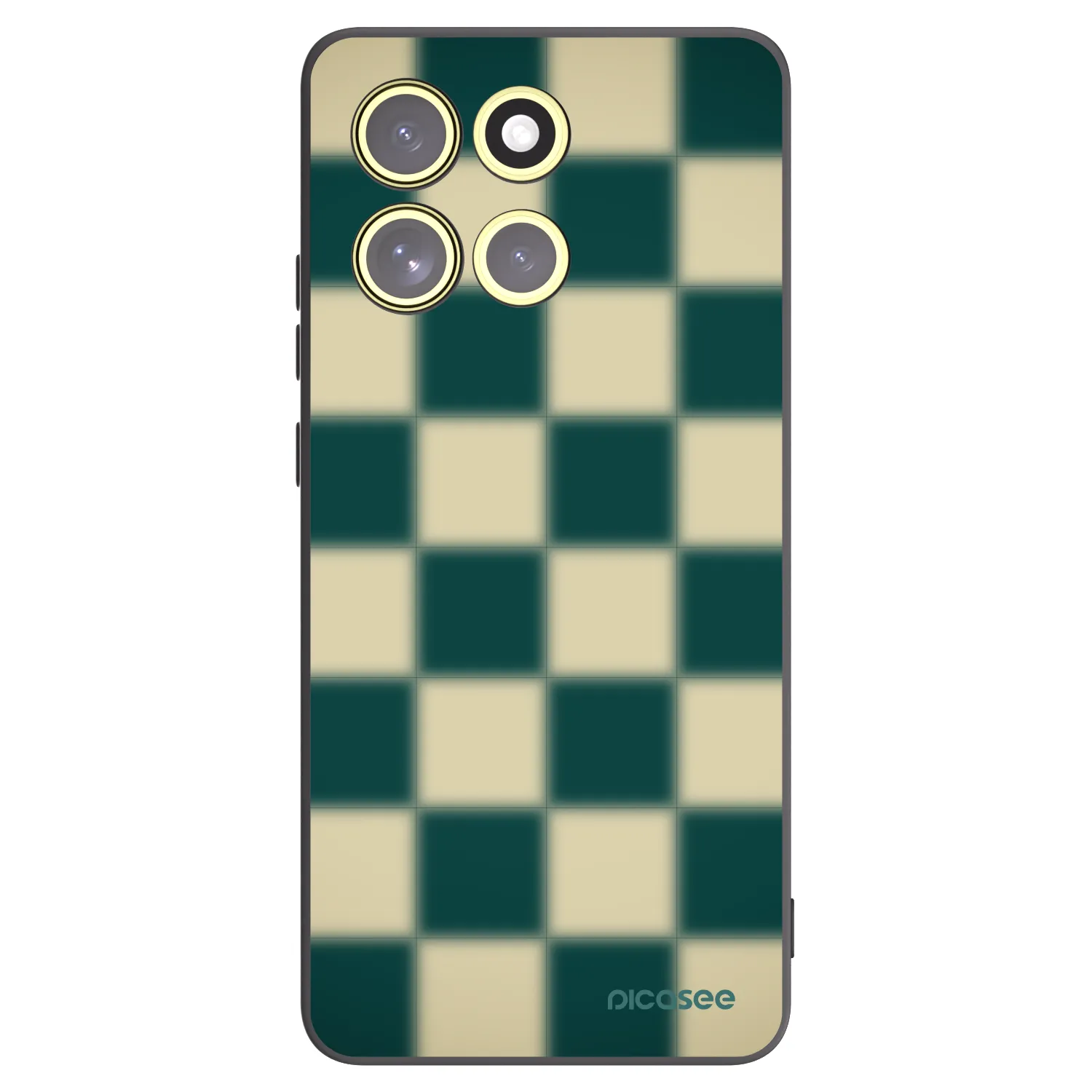 Picasee crna silikonska maskica za Motorola Moto G86 Power 5G - Shadow Chess