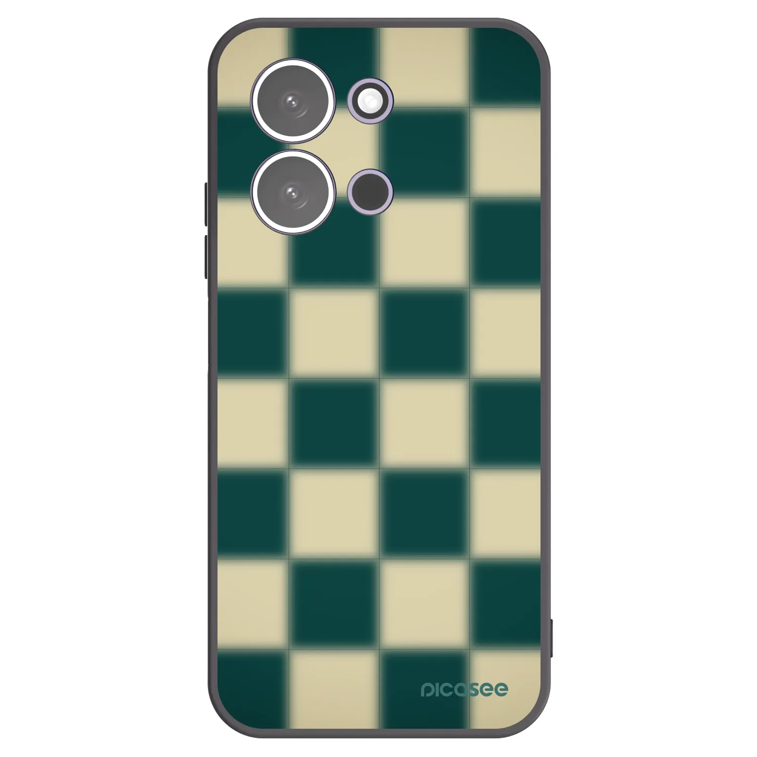 Picasee crna silikonska maskica za Xiaomi Redmi 15C 5G - Shadow Chess