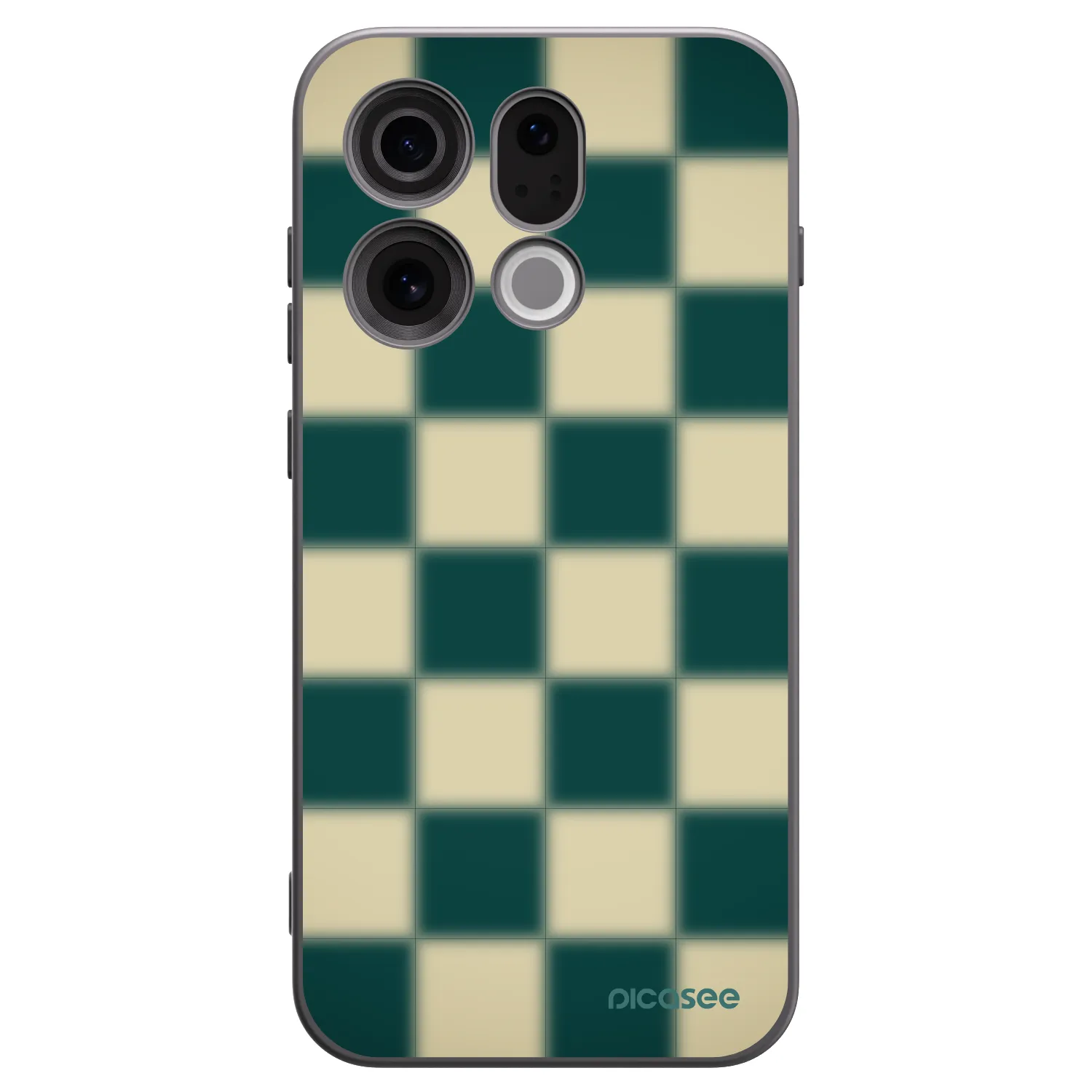 Picasee crna silikonska maskica za OPPO Find X9 - Shadow Chess