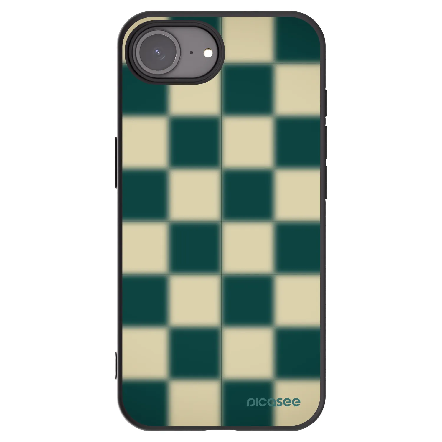 Picasee crna silikonska maskica za Apple iPhone 17e - Shadow Chess