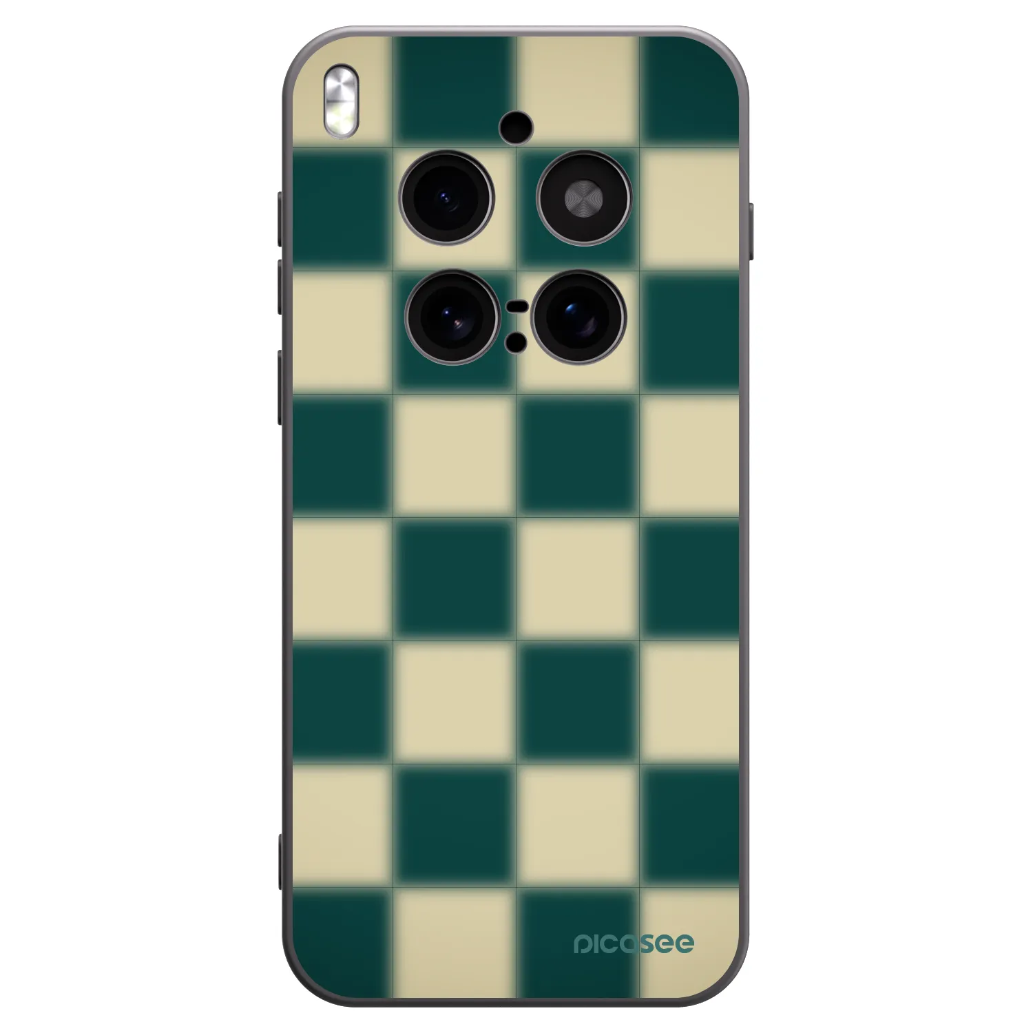 Picasee crna silikonska maskica za Vivo X300 Pro - Shadow Chess