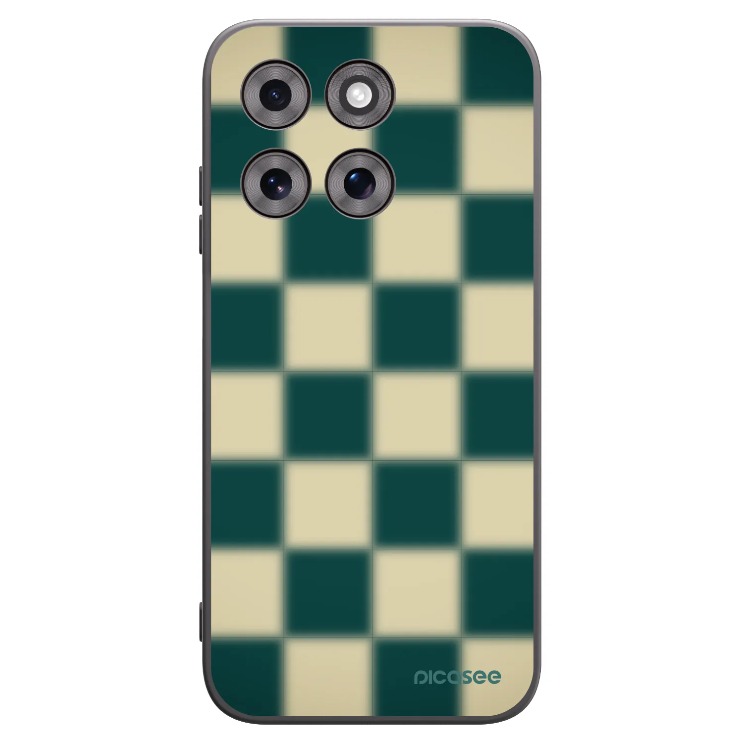 Picasee crna silikonska maskica za Motorola Moto G77 - Shadow Chess