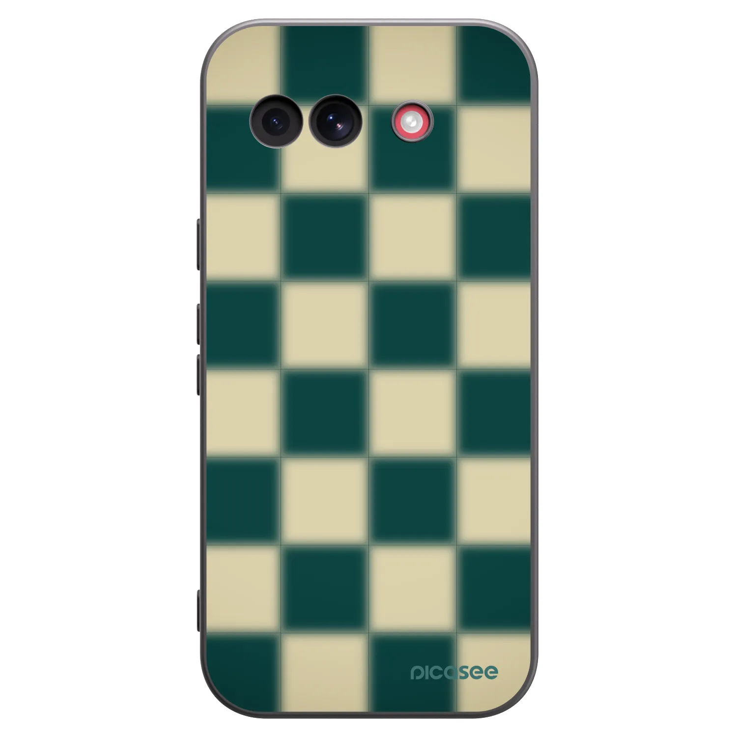 Picasee crna silikonska maskica za Google Pixel 10a - Shadow Chess