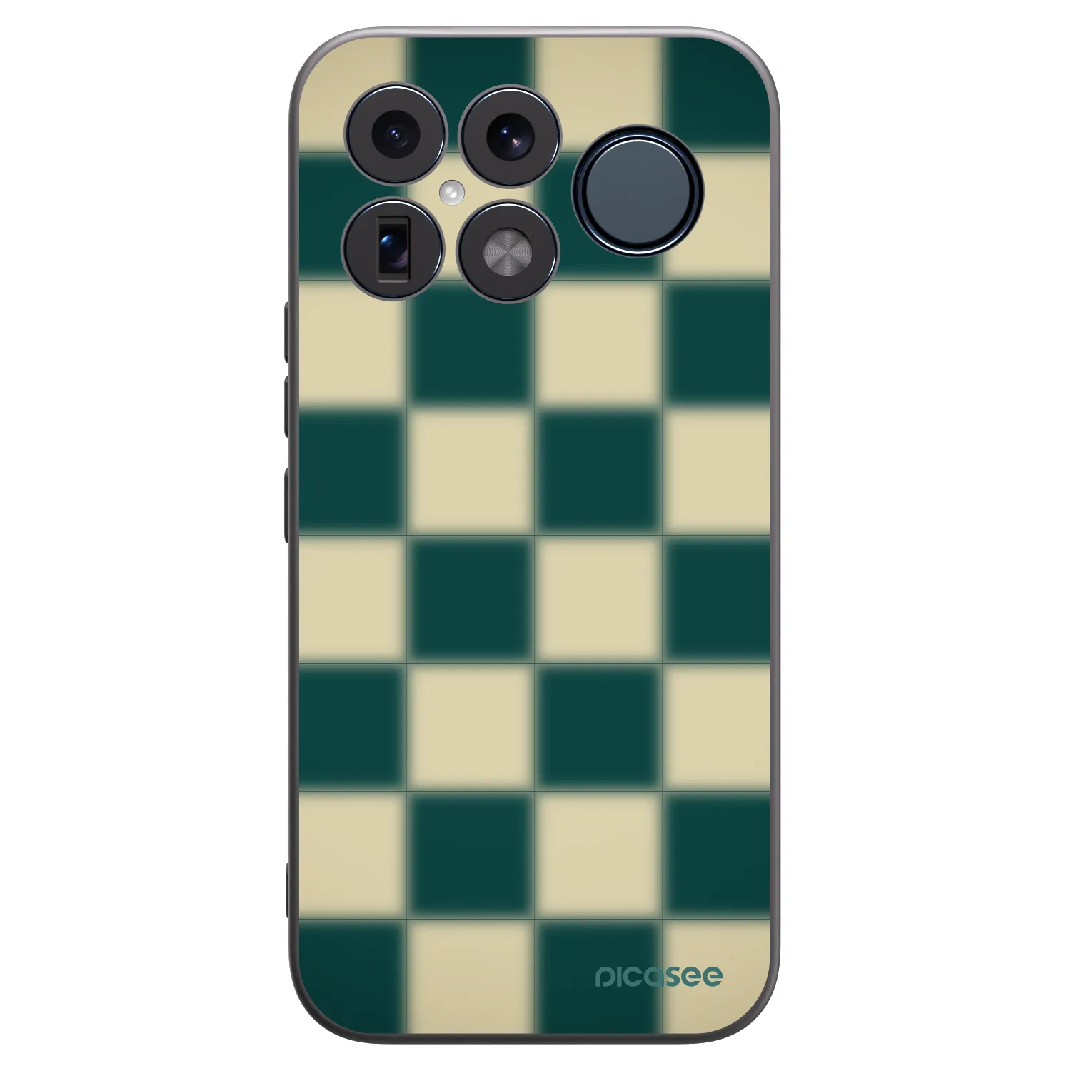 Picasee crna silikonska maskica za Xiaomi Poco F8 Ultra - Shadow Chess