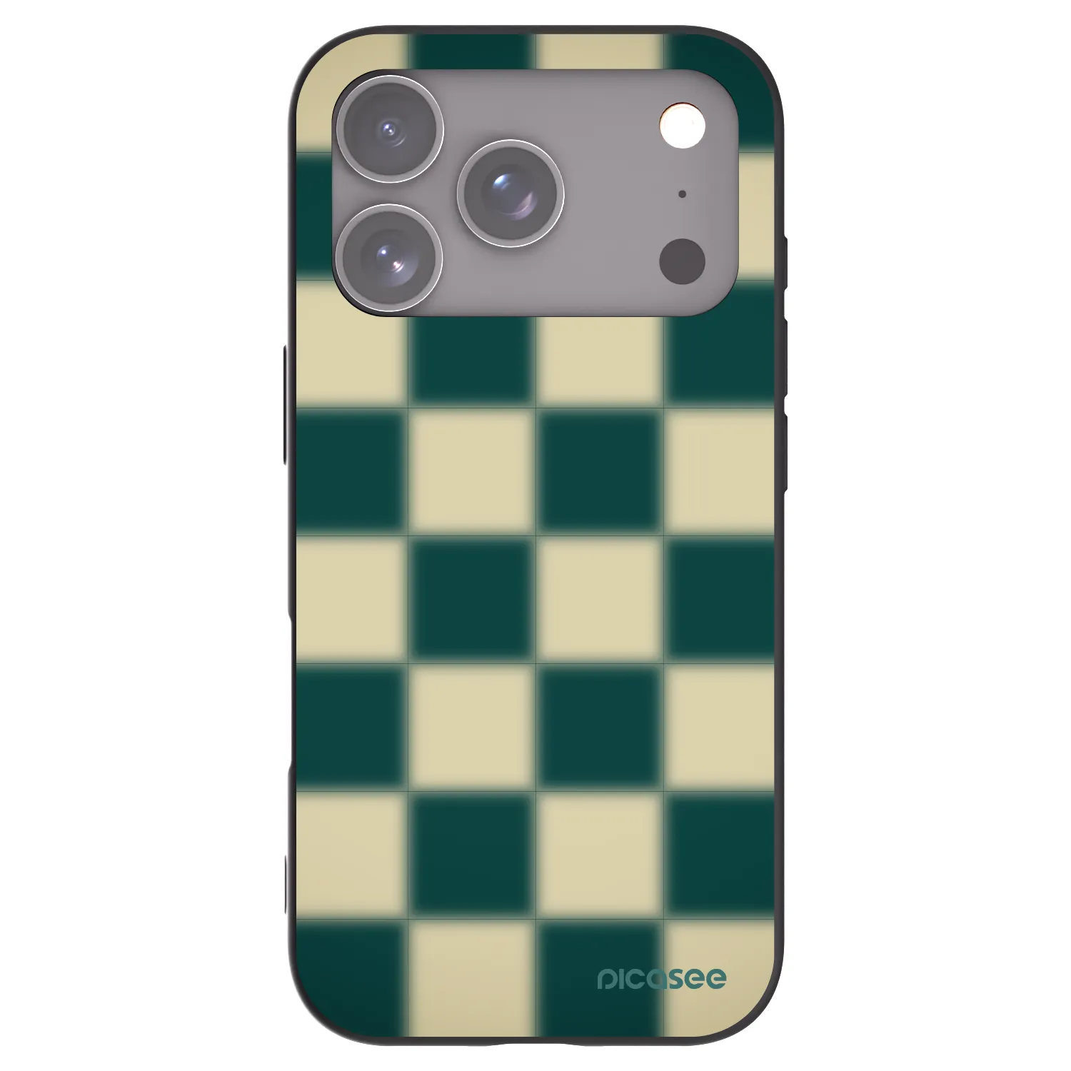 Picasee crna silikonska maskica za Apple iPhone 18 Pro - Shadow Chess