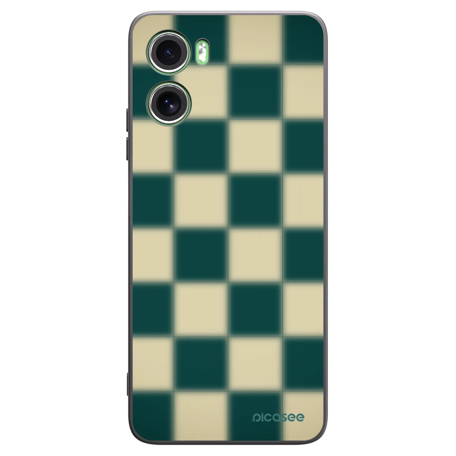 Picasee crna silikonska maskica za Motorola Moto G06 - Shadow Chess