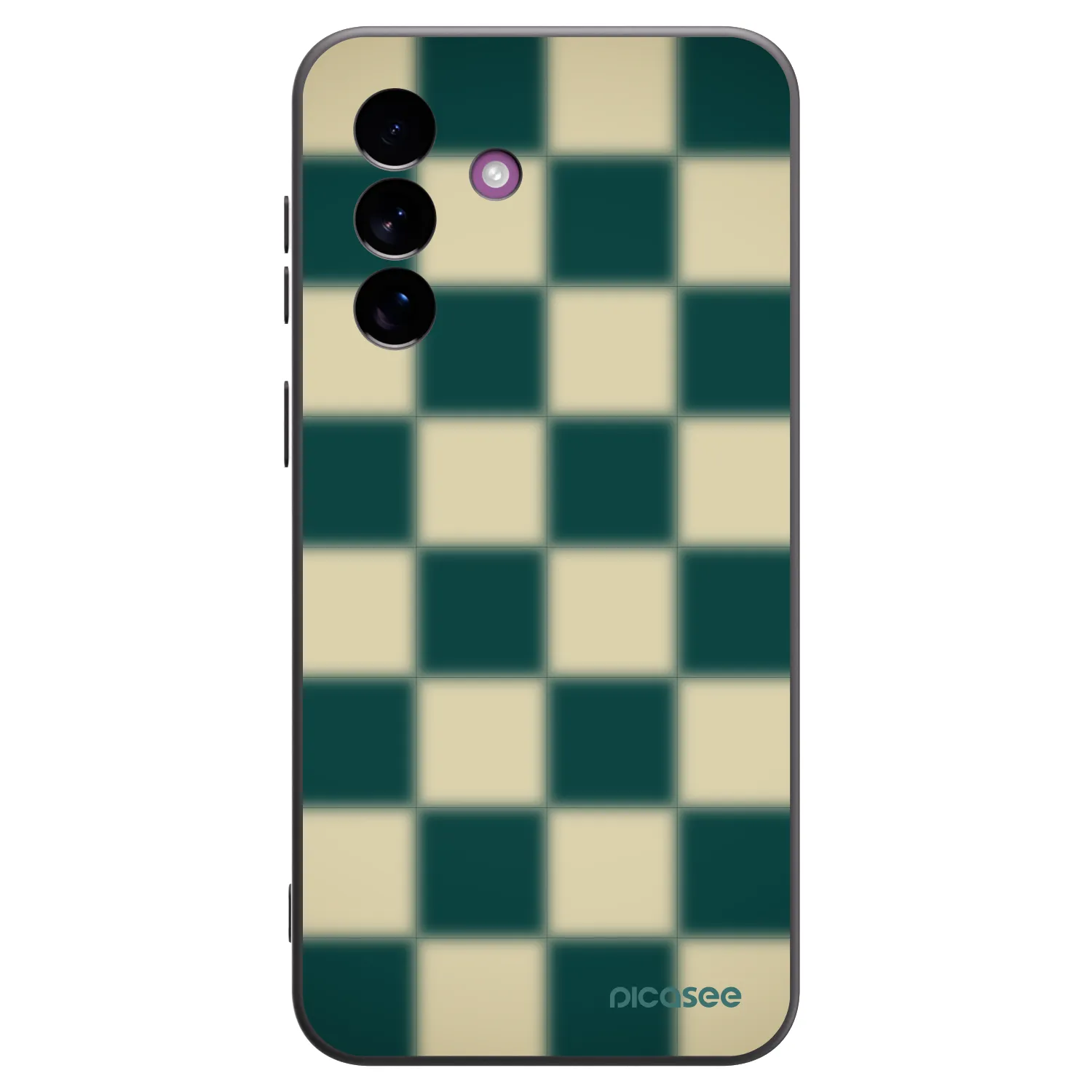 Picasee crna silikonska maskica za Samsung Galaxy A37 - Shadow Chess