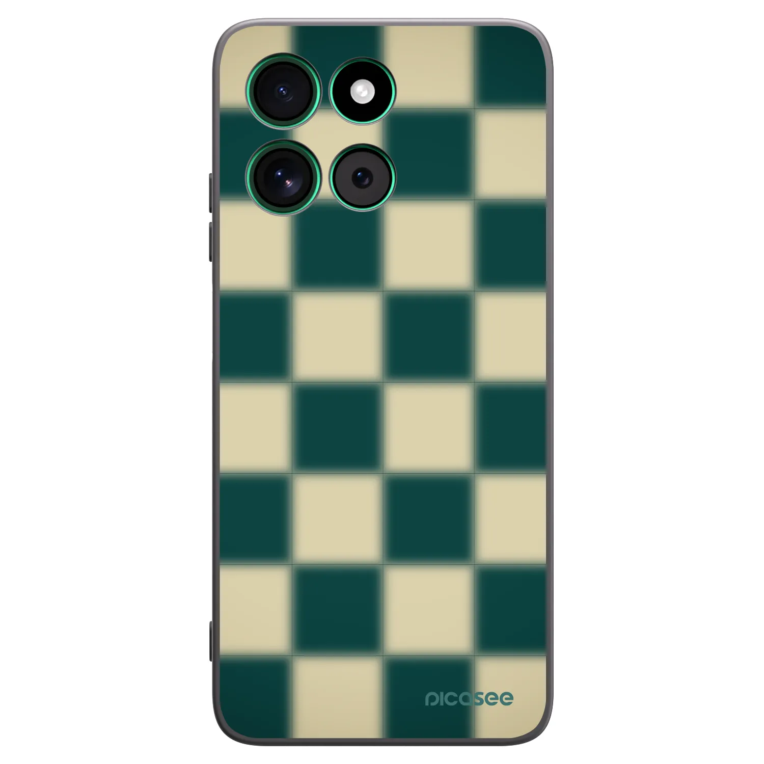 Picasee crna silikonska maskica za Motorola Moto G57 Power - Shadow Chess