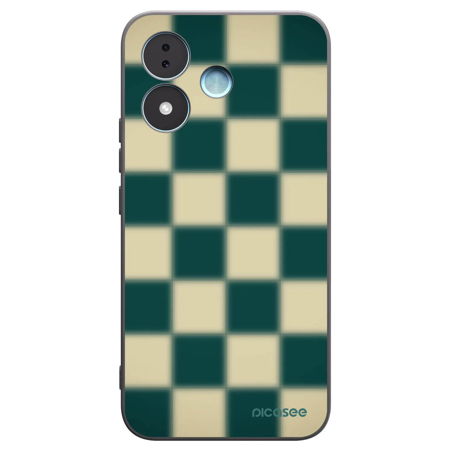 Picasee crna silikonska maskica za Xiaomi Redmi Note 17 5G - Shadow Chess