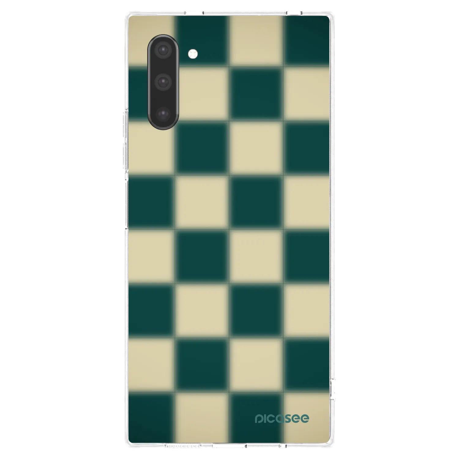 Picasee silikonska prozirna maskica za Samsung Galaxy Note 10 N970F - Shadow Chess