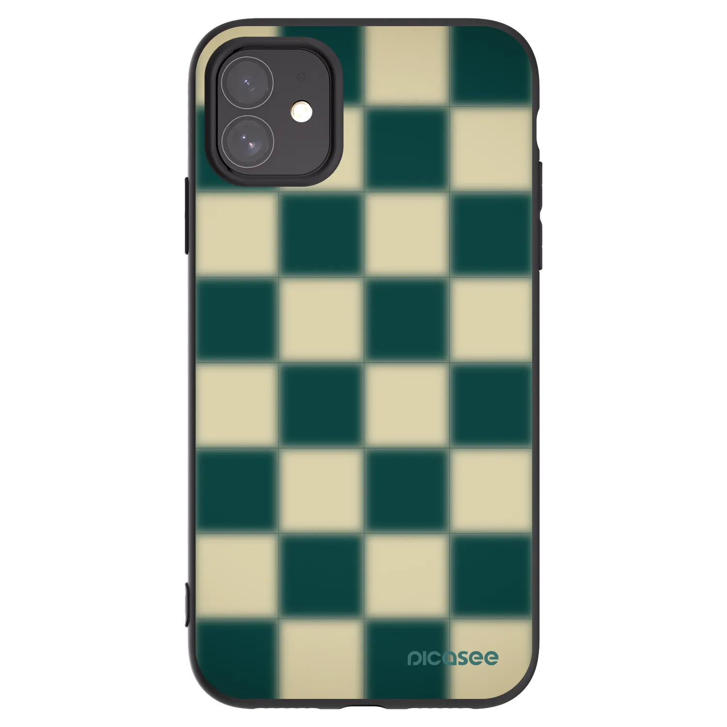 Picasee crna silikonska maskica za Apple iPhone 11 - Shadow Chess