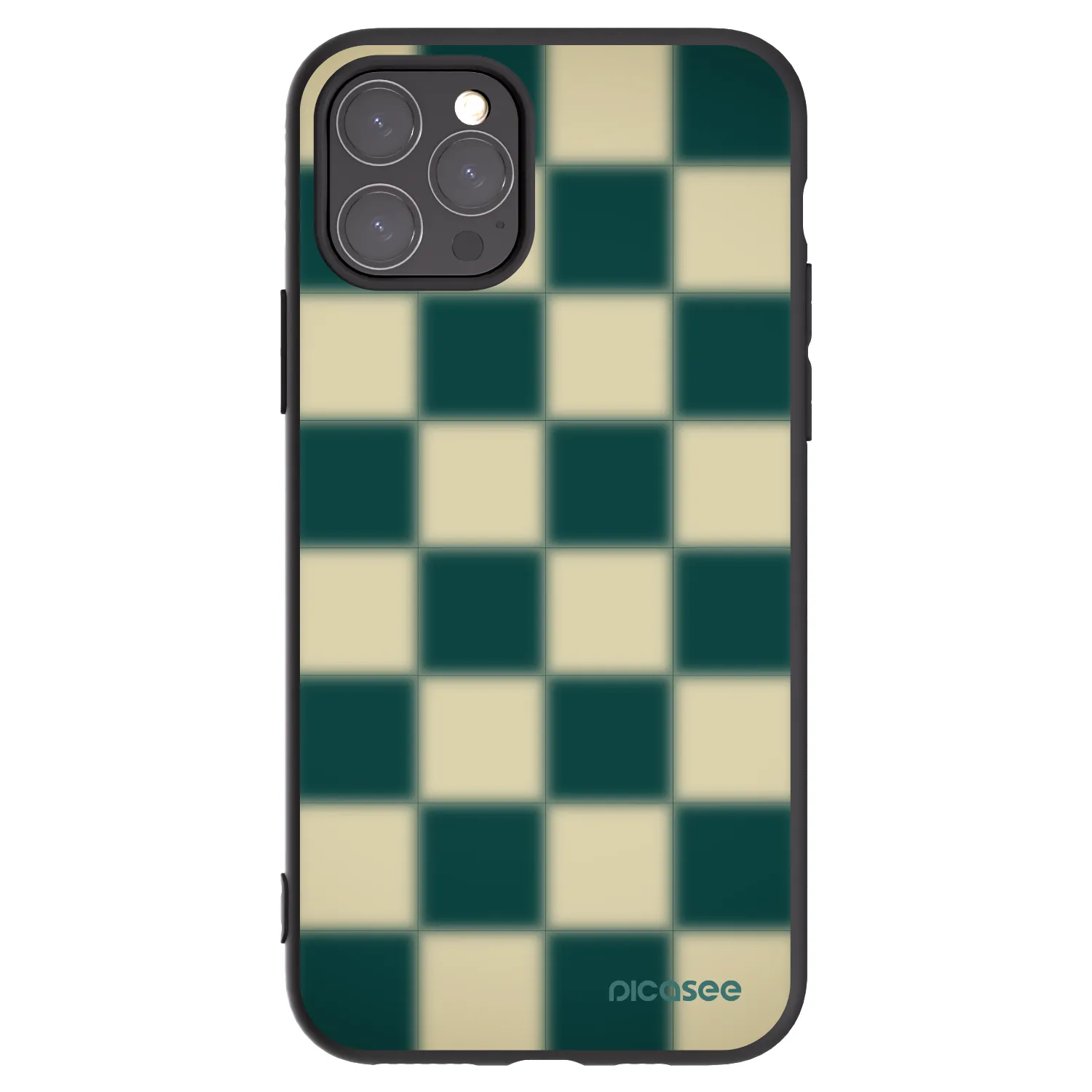 Picasee crna silikonska maskica za Apple iPhone 11 Pro - Shadow Chess