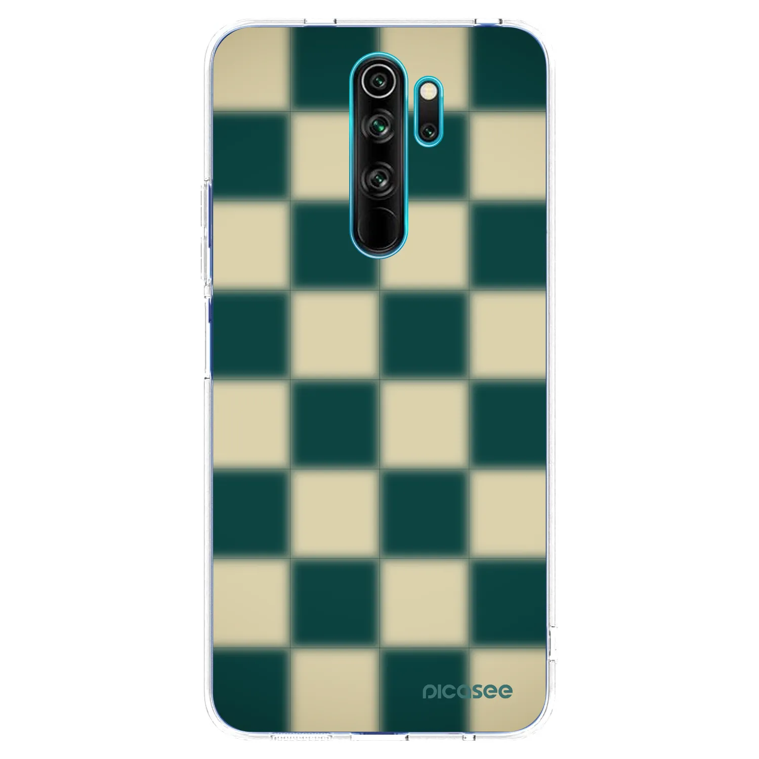 Picasee silikonska prozirna maskica za Xiaomi Redmi Note 8 Pro - Shadow Chess