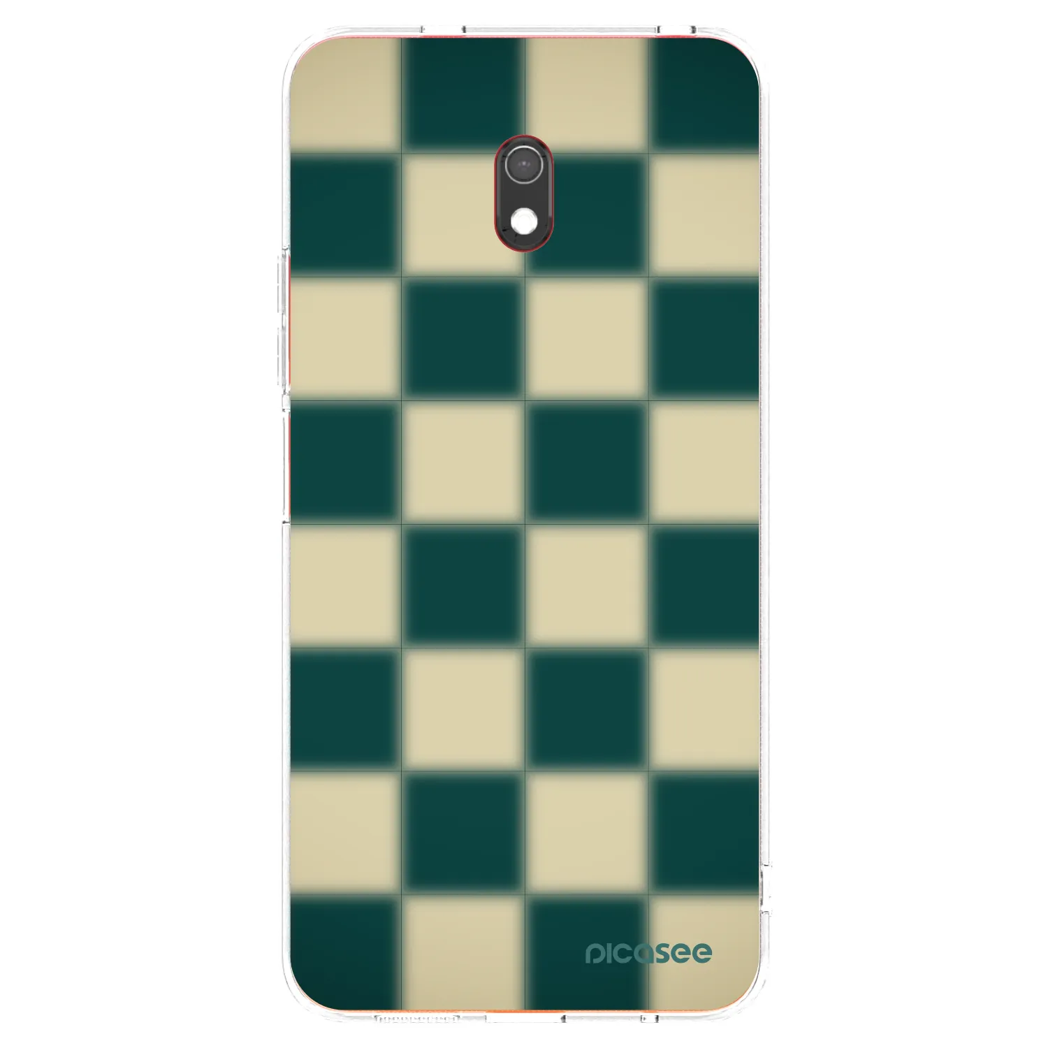 Picasee silikonska prozirna maskica za Xiaomi Redmi 8A - Shadow Chess