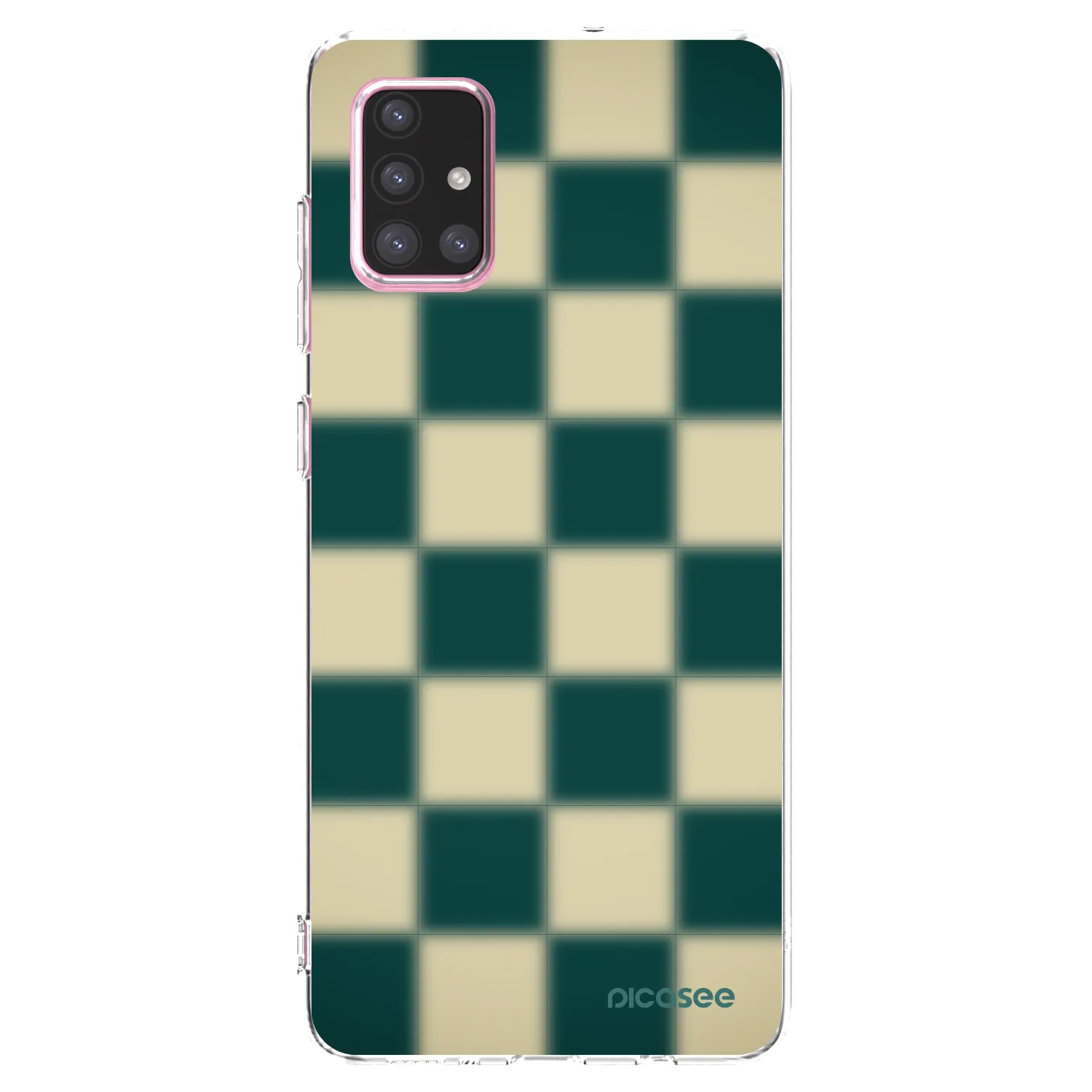 Picasee silikonska prozirna maskica za Samsung Galaxy A71 A715F - Shadow Chess