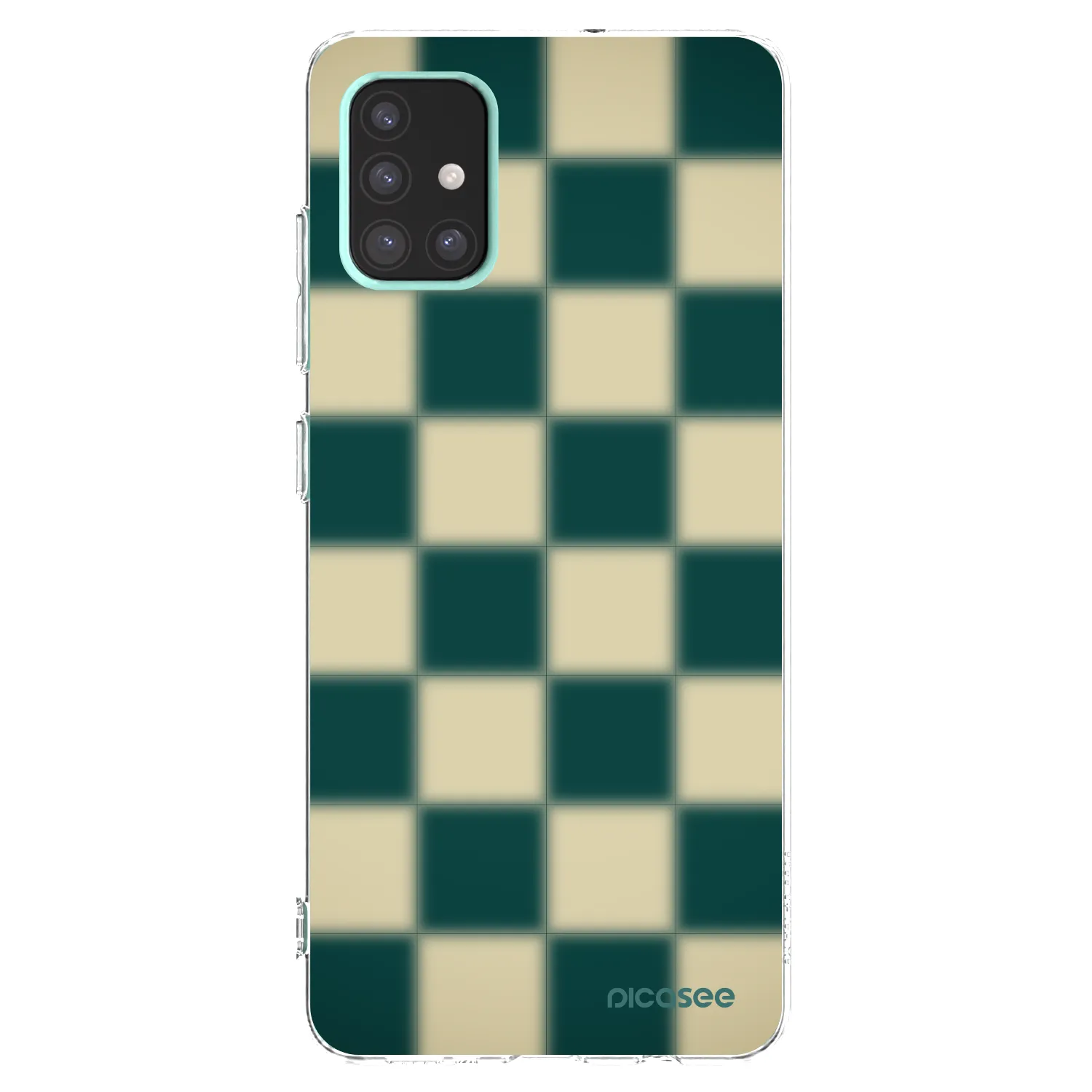 Picasee silikonska prozirna maskica za Samsung Galaxy A51 A515F - Shadow Chess