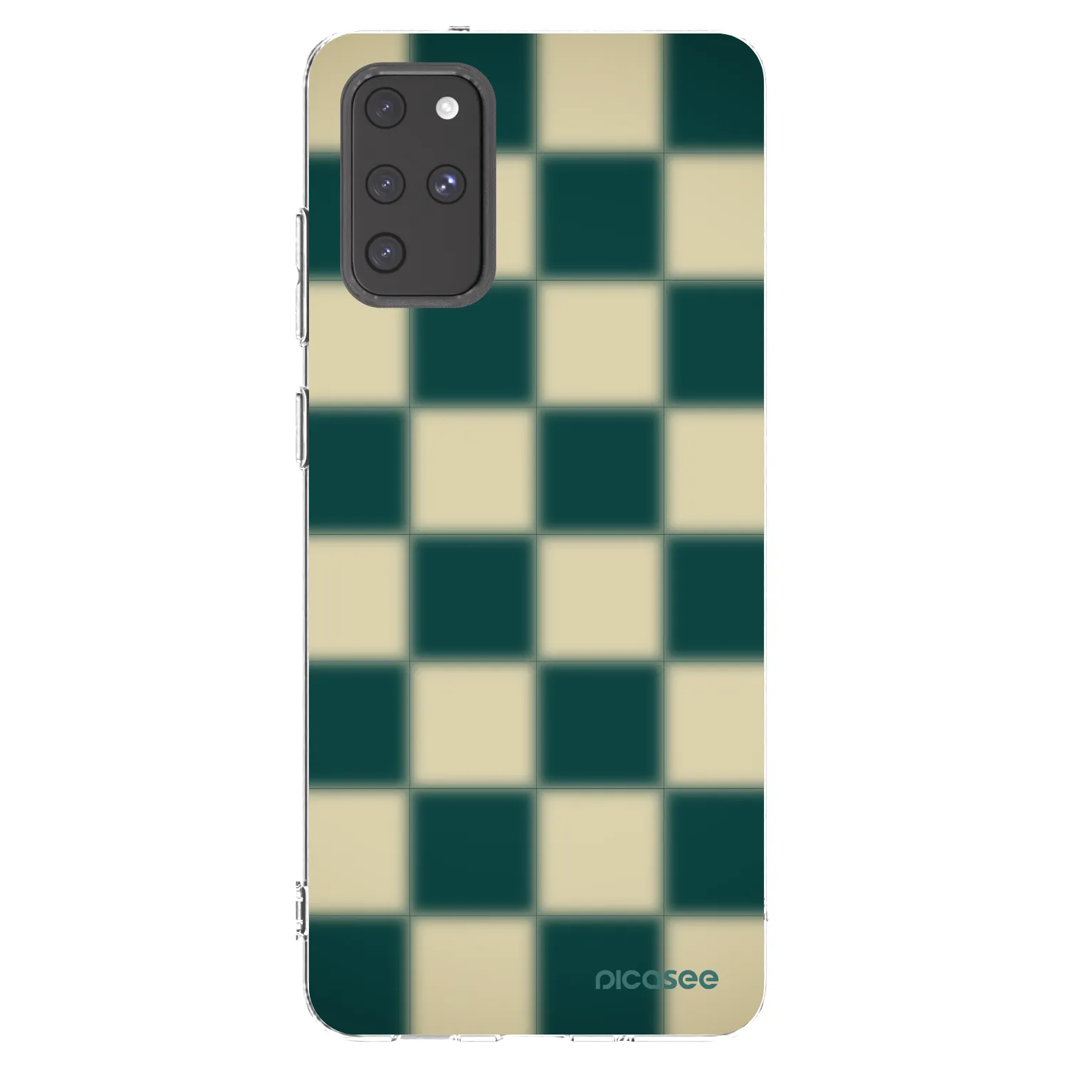 Picasee silikonska prozirna maskica za Samsung Galaxy S20+ G985F - Shadow Chess