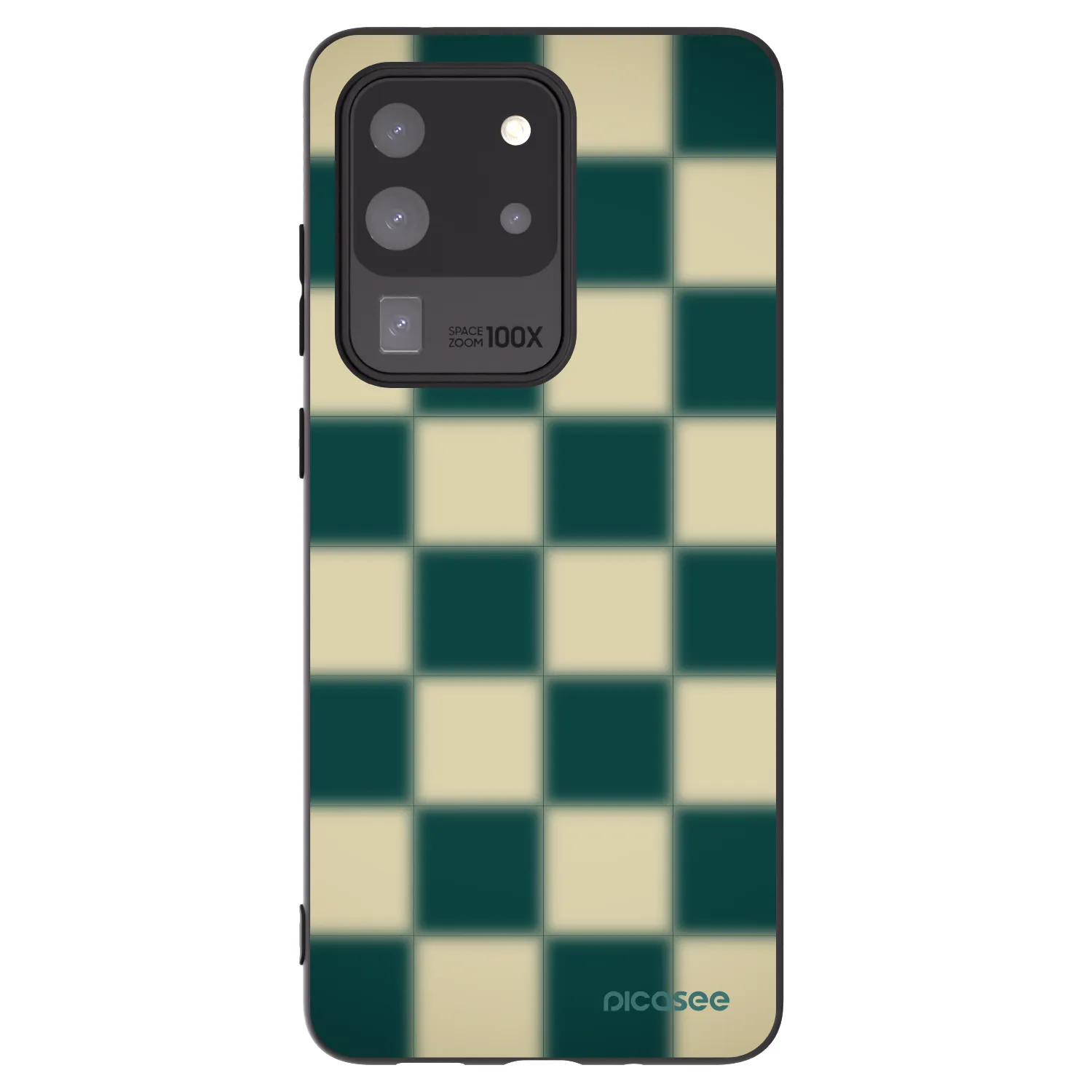 Picasee crna silikonska maskica za Samsung Galaxy S20 Ultra 5G G988F - Shadow Chess