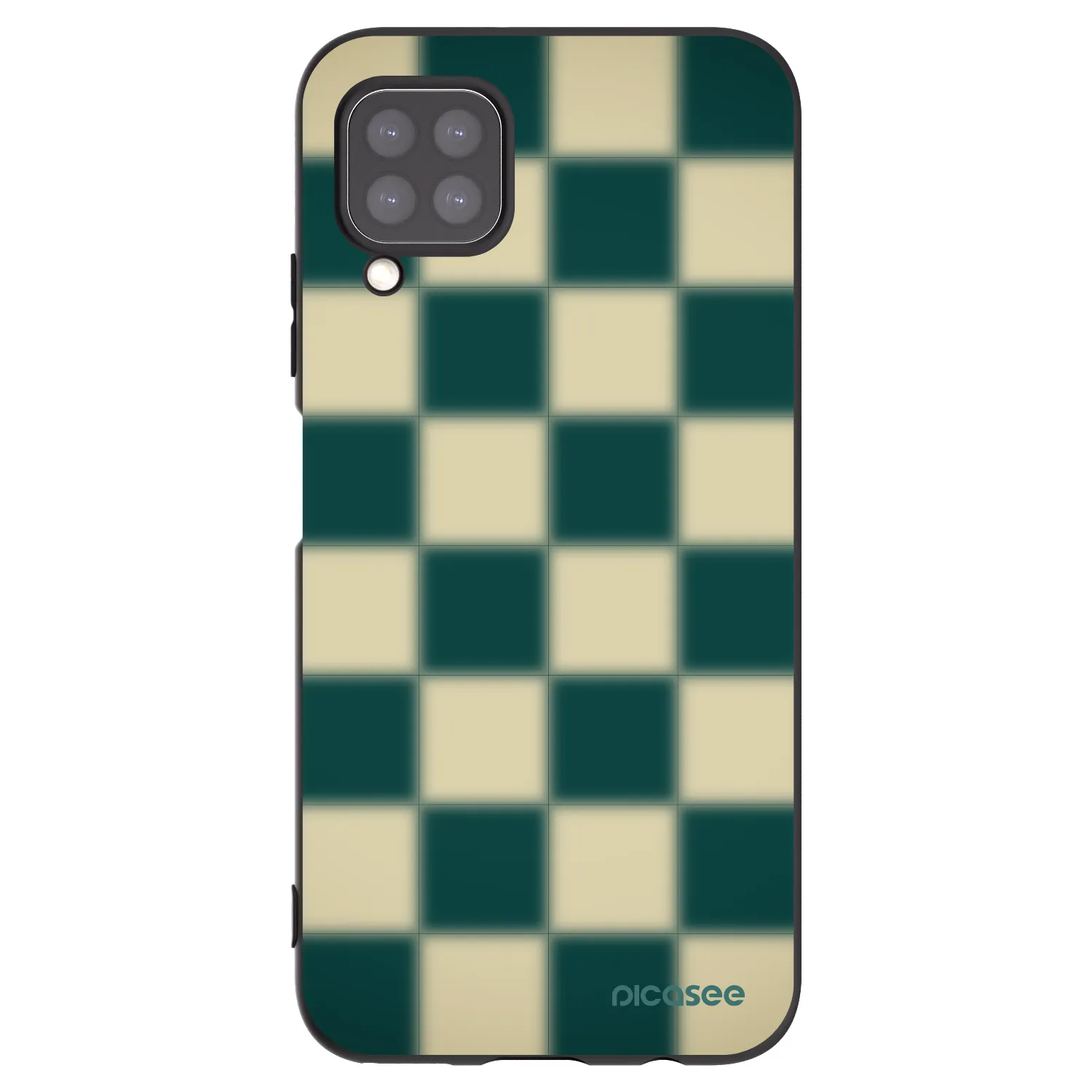 Picasee crna silikonska maskica za Huawei P40 Lite - Shadow Chess