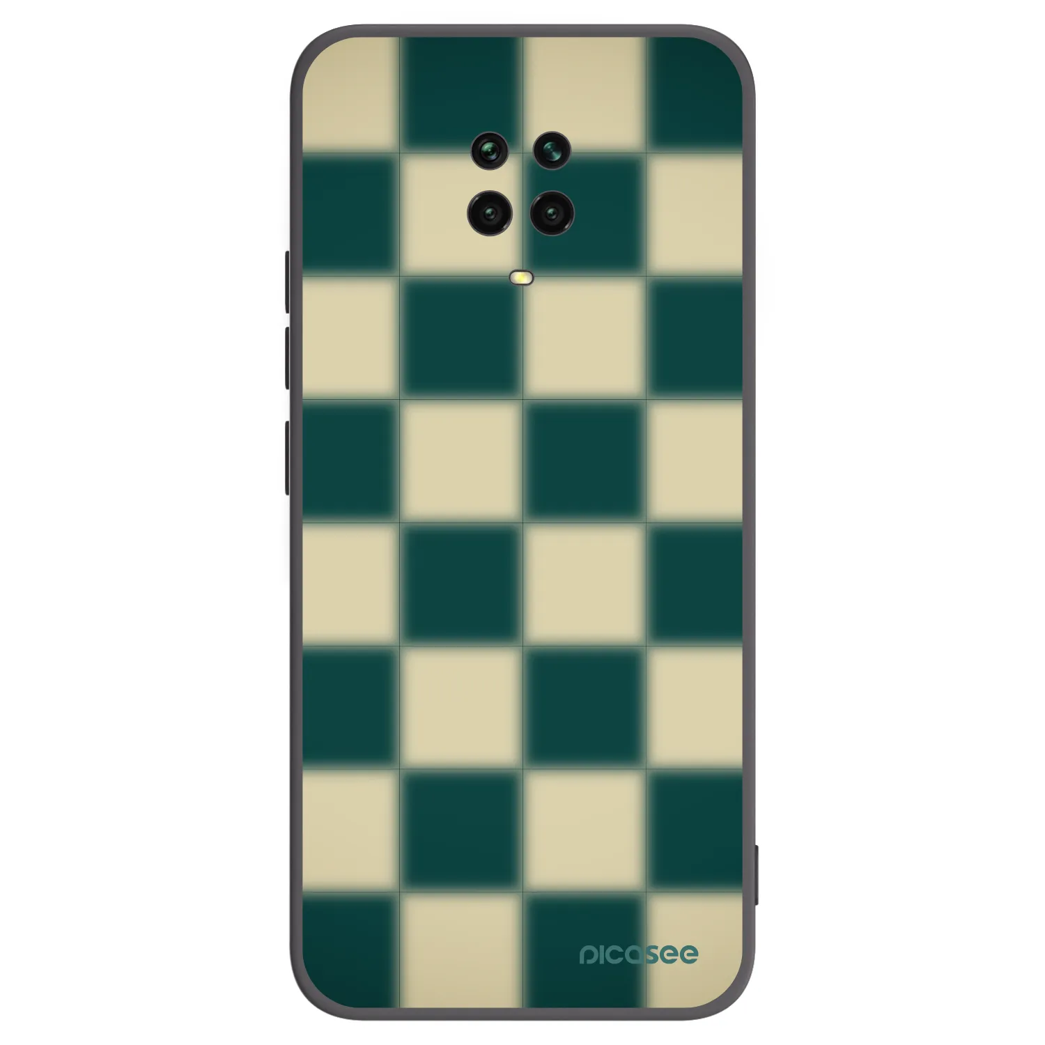 Picasee crna silikonska maskica za Xiaomi Redmi Note 9 Pro - Shadow Chess