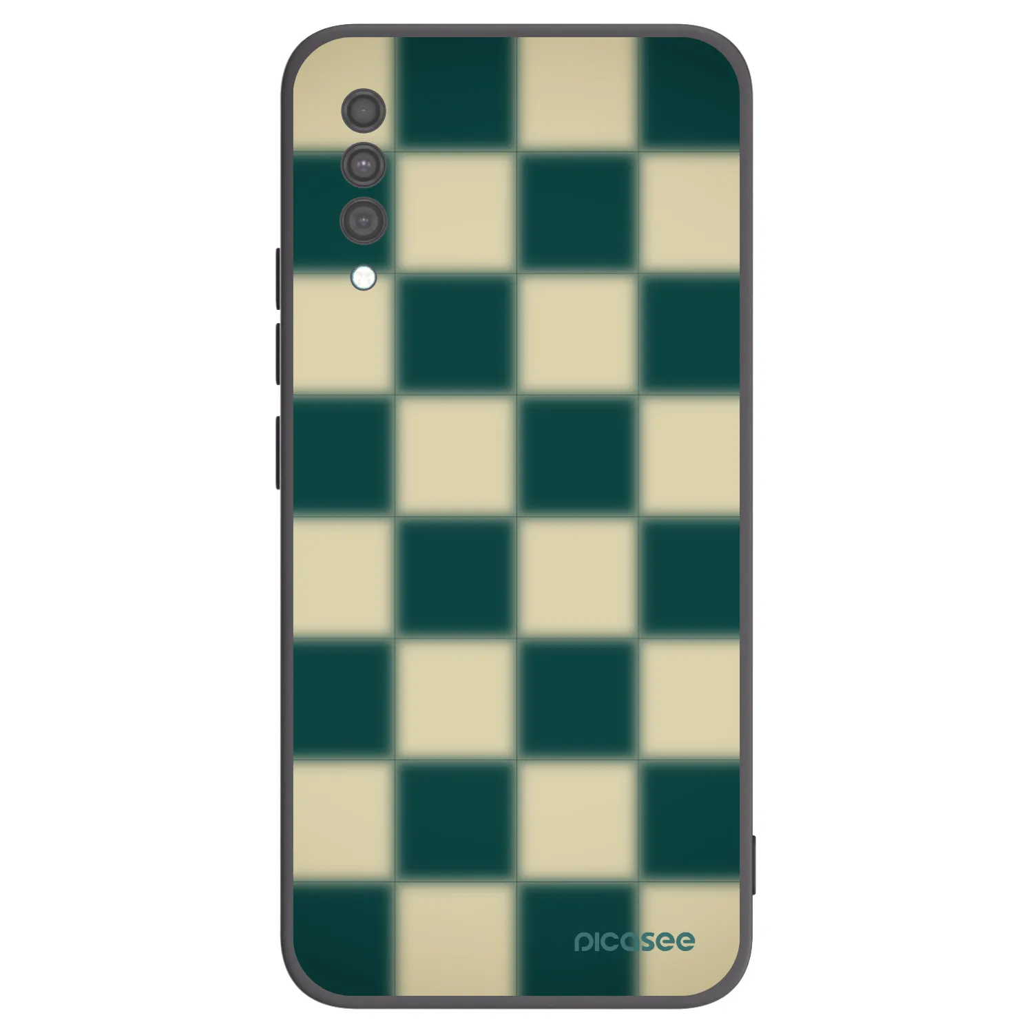 Picasee crna silikonska maskica za Samsung Galaxy A30s A307F - Shadow Chess